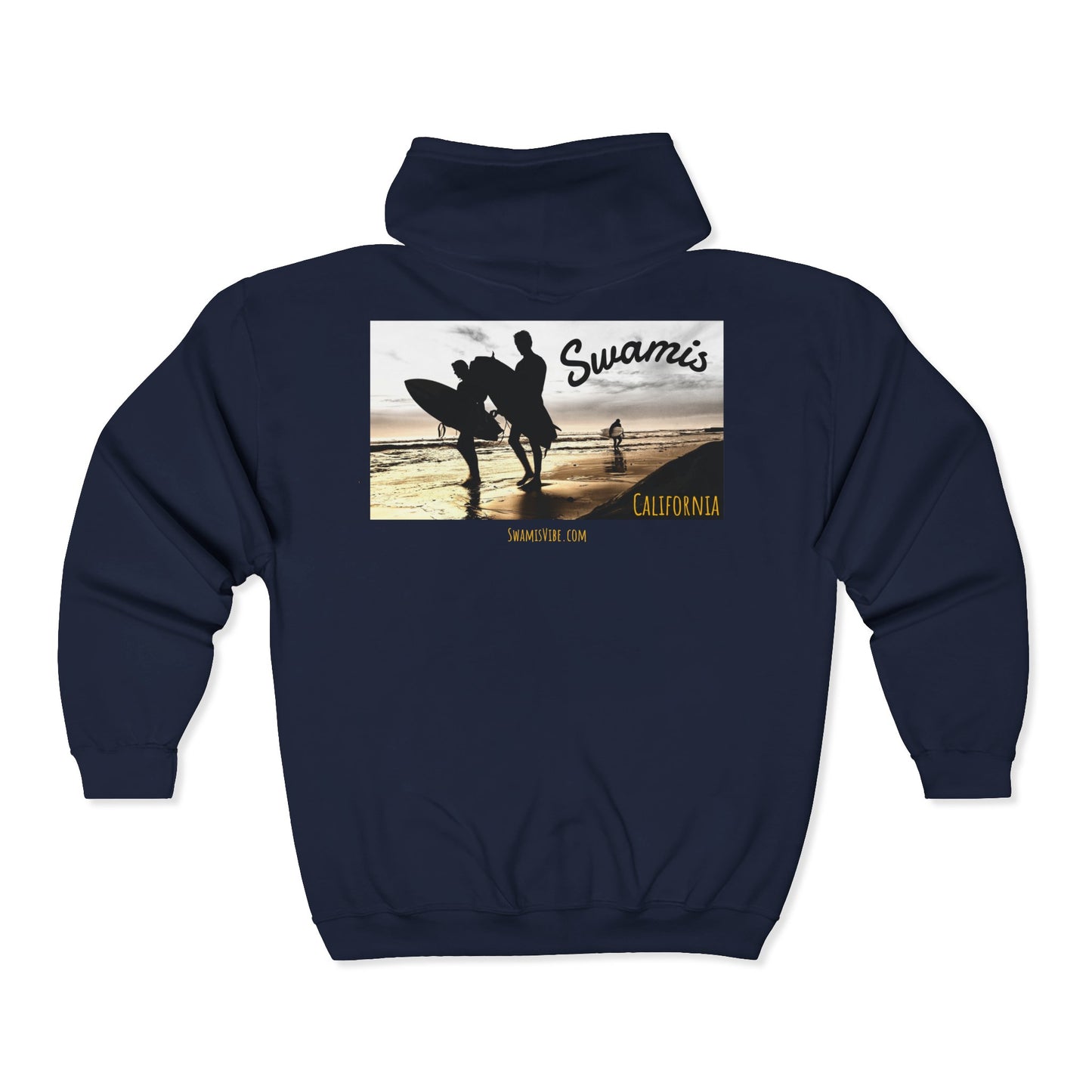 Swamis Vibe Encinitas California JSE Designs custom Hoodie #3 Swamis Beach Vibe California Unisex Full Zip Hoodie - Cozy Layer for Outdoor Adventures, Perfect Gift for Nature Lovers, Casual Wear, Layering Essentials, Travel [...]