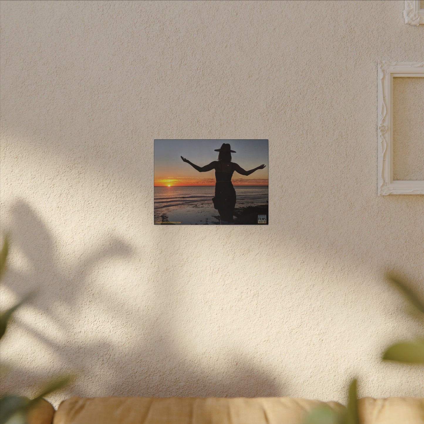 Swamis Vibe Encinitas California JSE Photograph #334 Swamis Sunset Tribute Wall Art, Matte Canvas Print, Beach Decor, Inspirational Home Decor, Gift for Nature Lovers, Relaxing Artwork