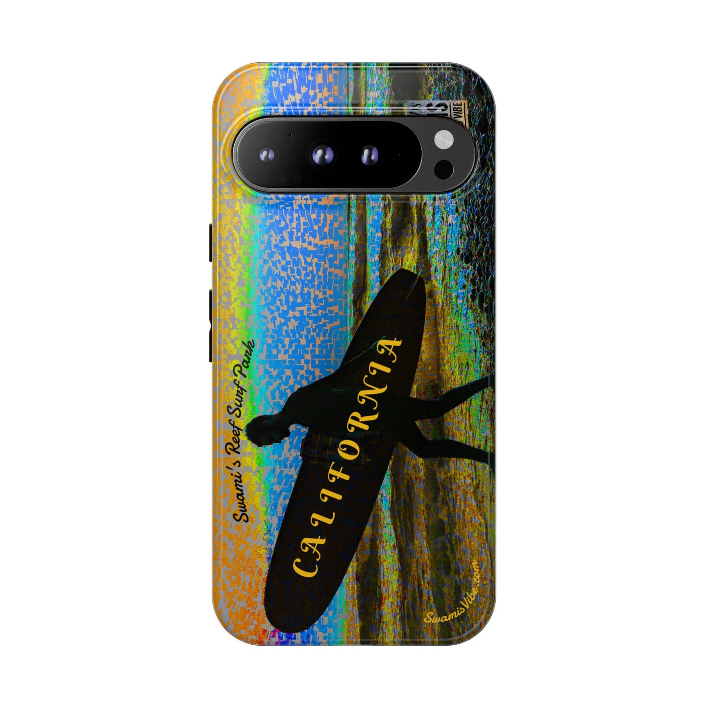 Swamis Vibe Encinitas California JSE Phone Case Designs #1 Swamis Beach Vibe California Surf Phone Case, Tropical Vibes, Ideal for Beach Lovers, Unique Gift for Summer, Vacation Accessories, Trendy Style