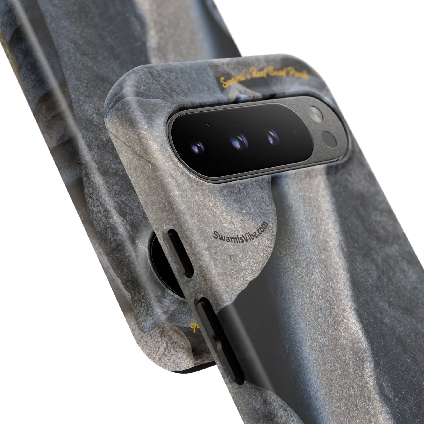 Swamis Vibe Encinitas California JSE Phone Case Designs #3. Swamis Beach Melted Rocks Durable Phone Case with Rock Design, Tough Cases for Outdoorsy Souls, Unique Gift for Nature Lovers, Perfect for Hiking and Adventure