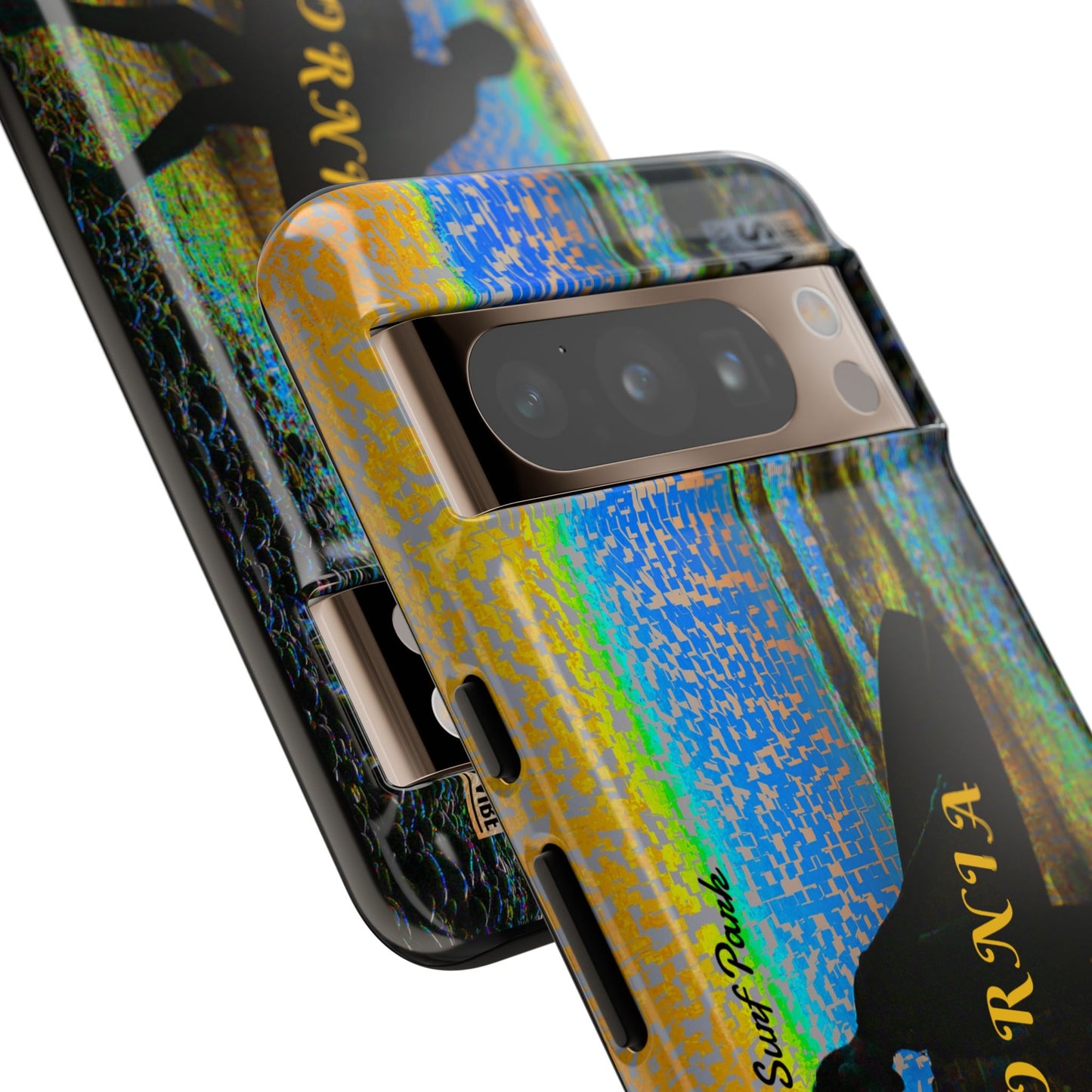 Swamis Vibe Encinitas California JSE Phone Case Designs #1 Swamis Beach Vibe California Surf Phone Case, Tropical Vibes, Ideal for Beach Lovers, Unique Gift for Summer, Vacation Accessories, Trendy Style