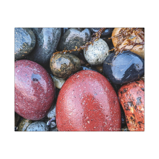 Swamis Vibe Encinitas California JSE Photograph #240 Hard Rock Color Mix Nature-Inspired Wall Art Print, Canvas Decor, Home Decoration, Modern Living Room Art, Stone Artwork