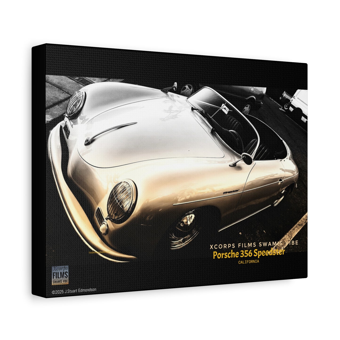 Swamis Vibe Encinitas California JSE Photograph #1146 Porsche 356 Speedster Swamis Surf Park Encinitas California