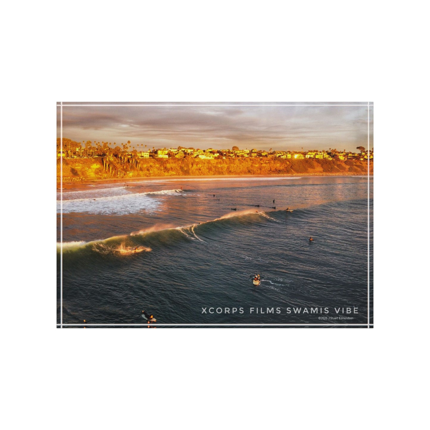 Swamis Vibe Surf and Sunsets 3D Photo Blocks - Swamis Offshore  Surf Photography Block, Ocean Wall Art, Beach Decor, Coastal Home Accent, Unique Gift for Surf Lovers