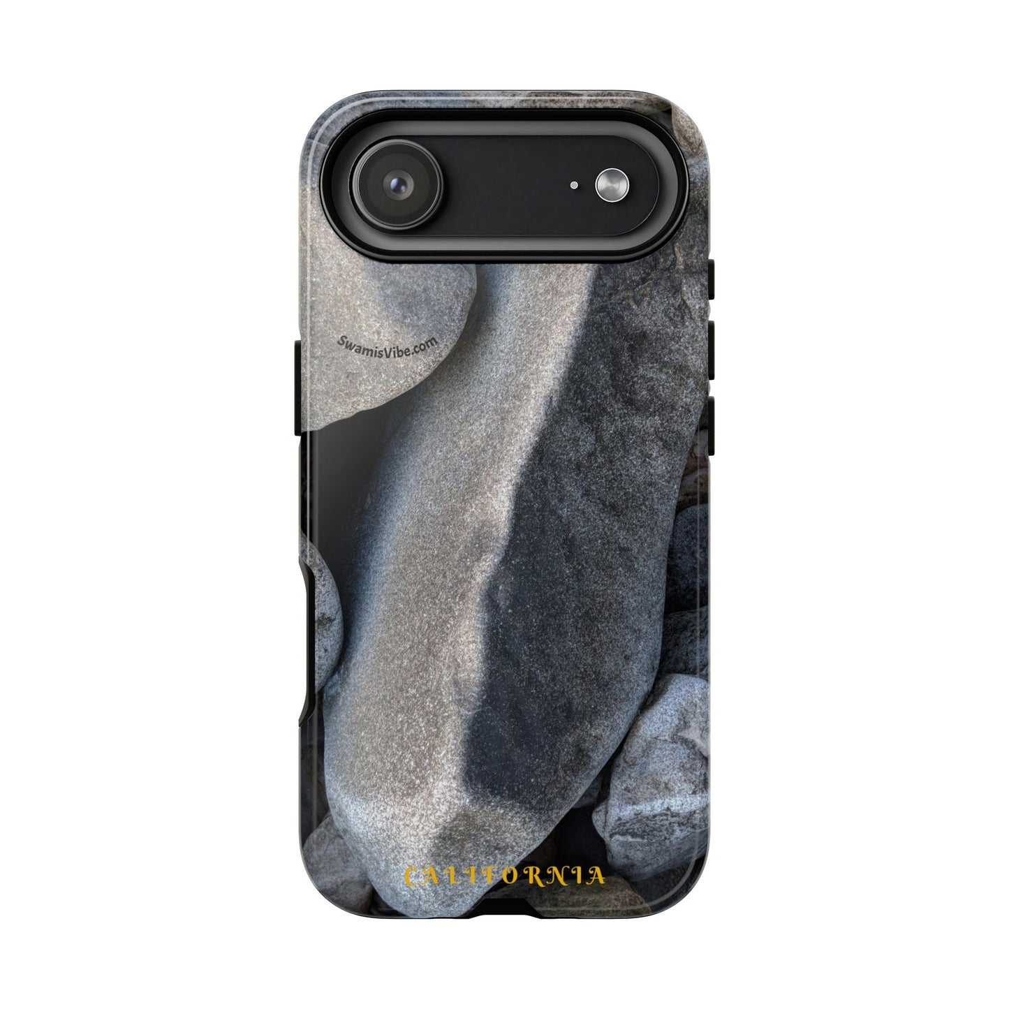 Swamis Vibe Encinitas California JSE Phone Case Designs #3. Swamis Beach Melted Rocks Durable Phone Case with Rock Design, Tough Cases for Outdoorsy Souls, Unique Gift for Nature Lovers, Perfect for Hiking and Adventure