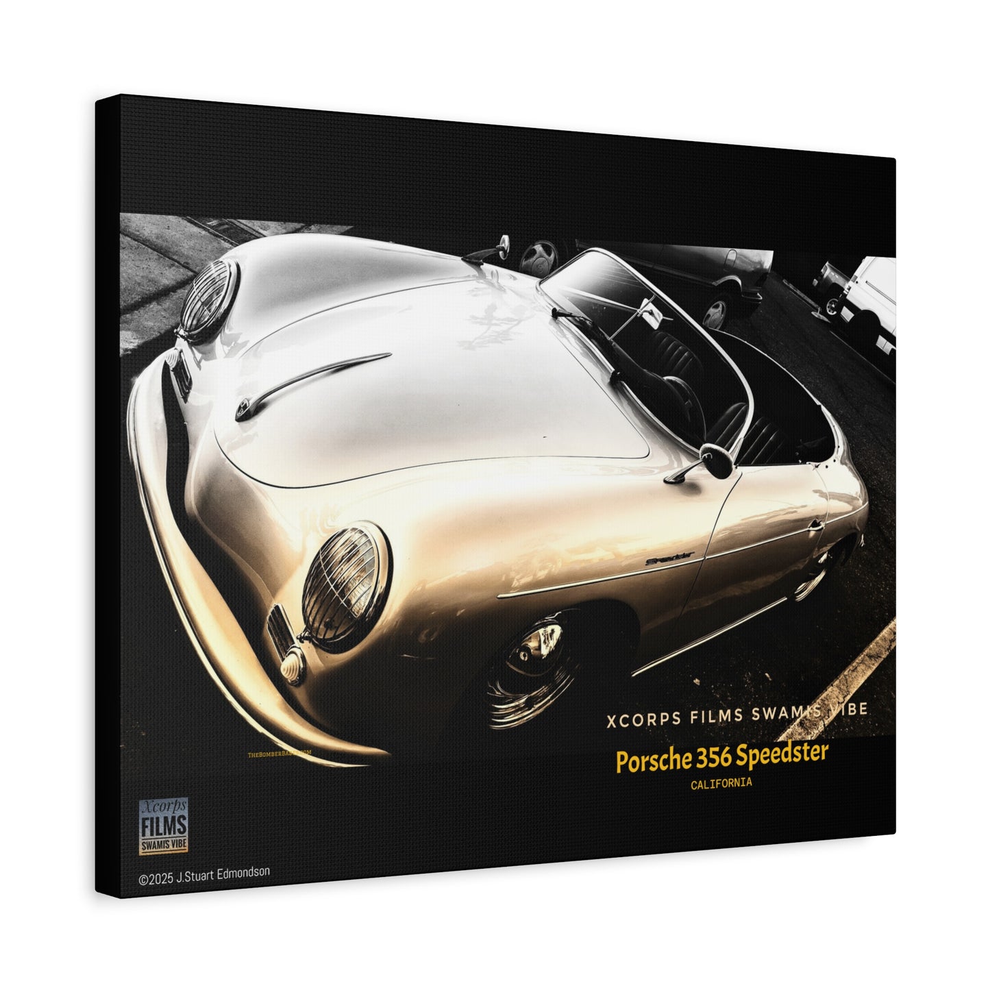 Swamis Vibe Encinitas California JSE Photograph #1146 Porsche 356 Speedster Swamis Surf Park Encinitas California