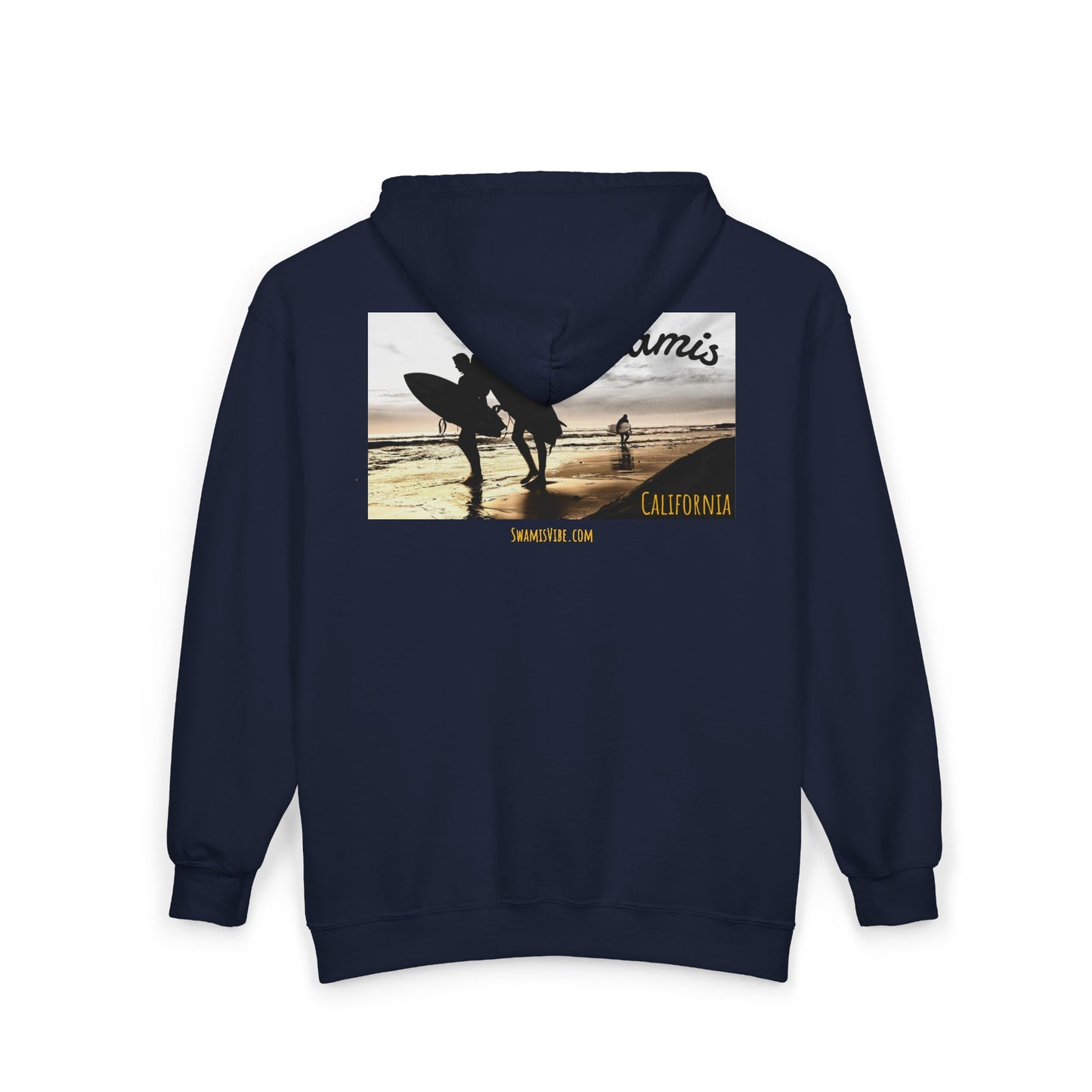 Swamis Vibe Encinitas California JSE Designs custom Hoodie #3 Swamis Beach Vibe California Unisex Full Zip Hoodie - Cozy Layer for Outdoor Adventures, Perfect Gift for Nature Lovers, Casual Wear, Layering Essentials, Travel [...]