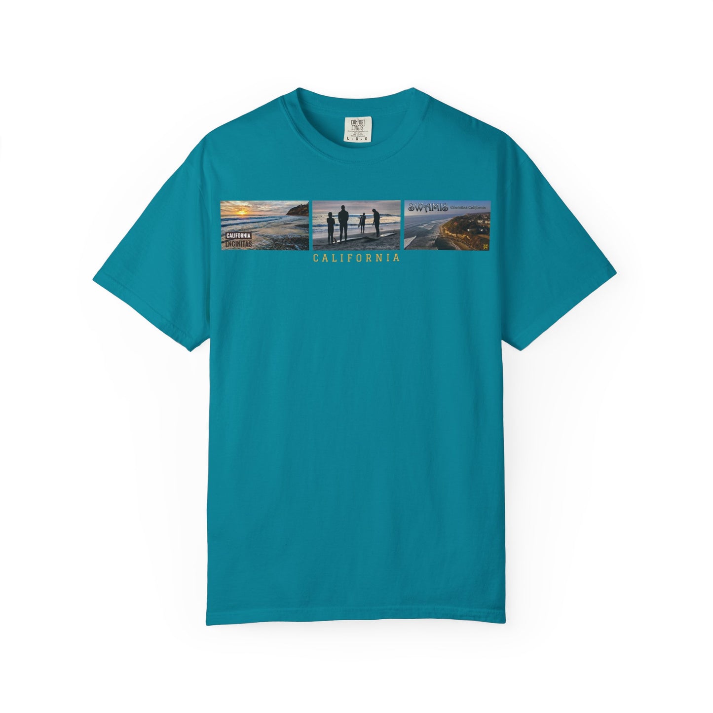 Swamis Vibe JSE Designs unisex garment-dyed t-shirt #151 Swamis Surf Park California Surfing T-Shirt, Beach Vibes Tee, Garment-Dyed Apparel, Unisex Summer Shirt, Gift for Surfers
