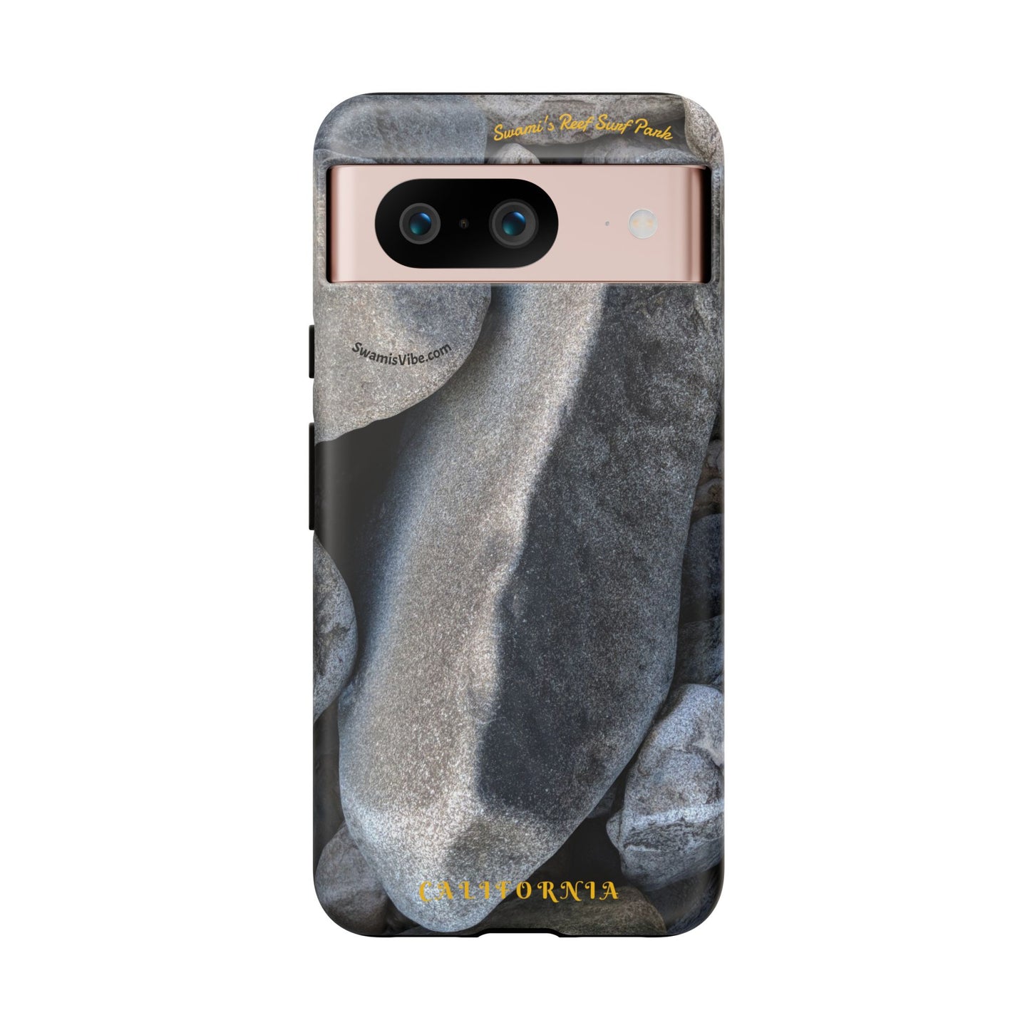 Swamis Vibe Encinitas California JSE Phone Case Designs #3. Swamis Beach Melted Rocks Durable Phone Case with Rock Design, Tough Cases for Outdoorsy Souls, Unique Gift for Nature Lovers, Perfect for Hiking and Adventure