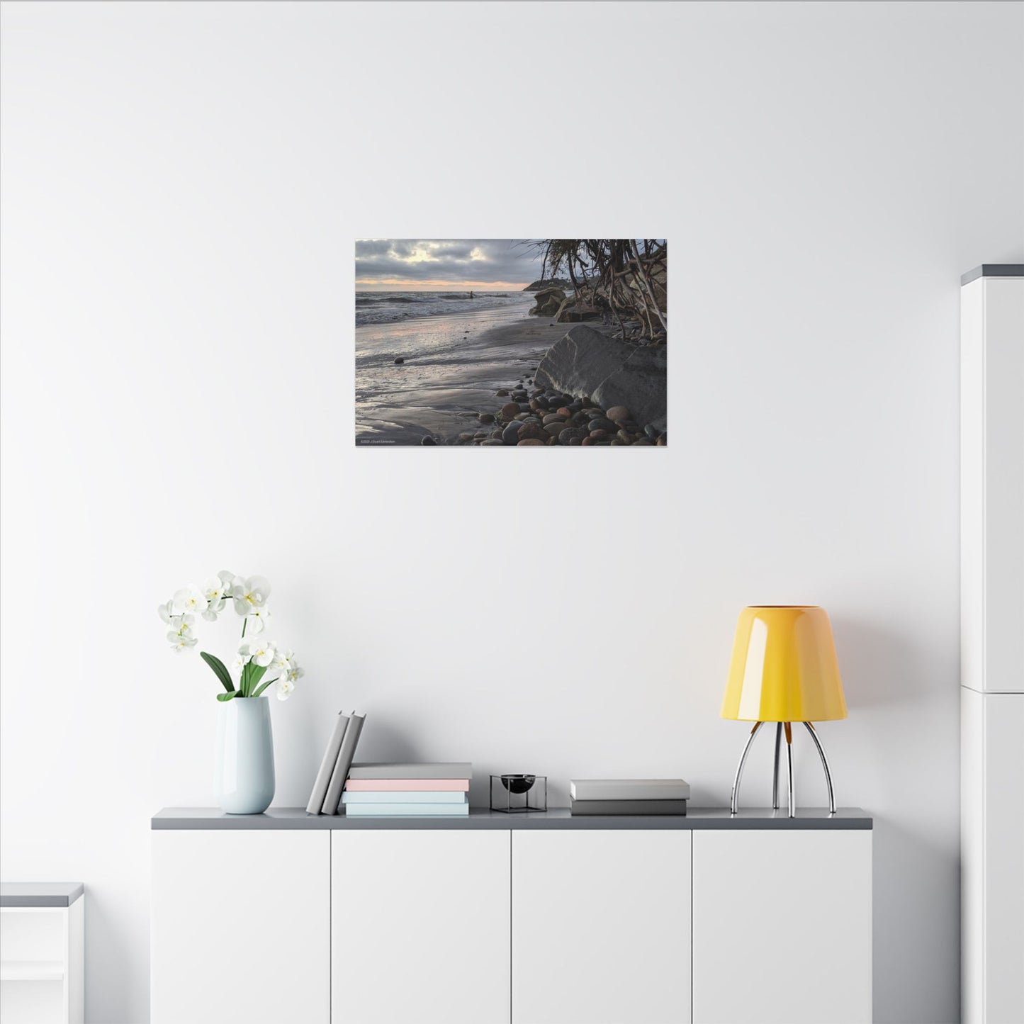 Swamis Vibe Encinitas California JSE Photography Canvas Print #1221 South Swamis Coastal Serenity Matte Canvas Print, Beach Decor, Ocean Wall Art, Nature Photography, Home Office Decoration