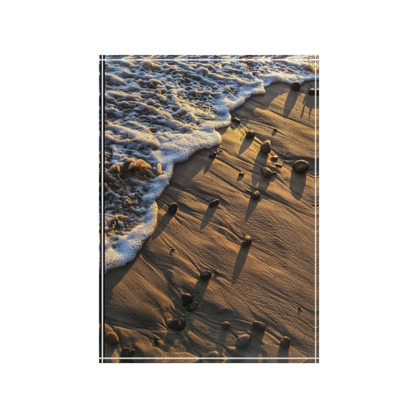 Swamis Vibe Surf and Sunsets Gallery Presents Textures of Swamis Beach 3D Photo Block Beach Vibes Art, Coastal Home Décor, Unique Gift for Ocean Lovers, Beach House, Summer Memories