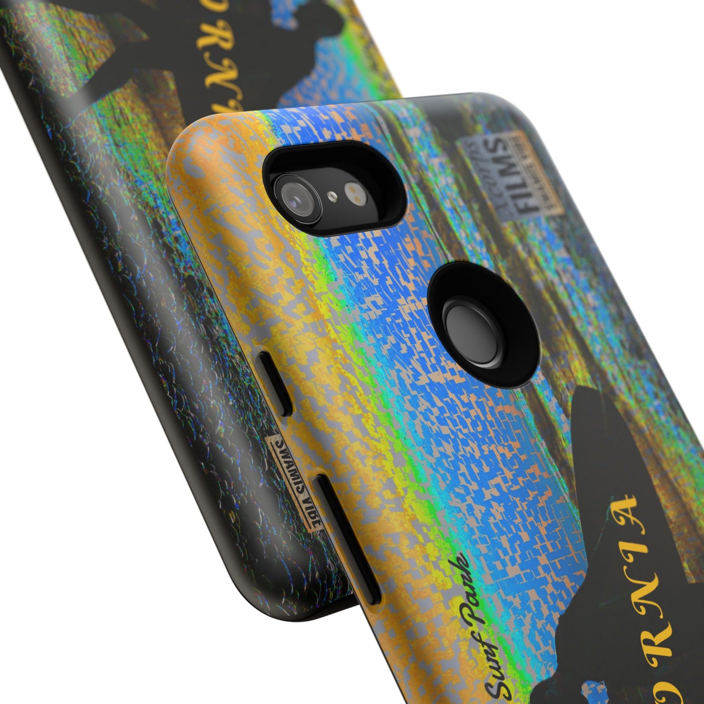 Swamis Vibe Encinitas California JSE Phone Case Designs #1 Swamis Beach Vibe California Surf Phone Case, Tropical Vibes, Ideal for Beach Lovers, Unique Gift for Summer, Vacation Accessories, Trendy Style