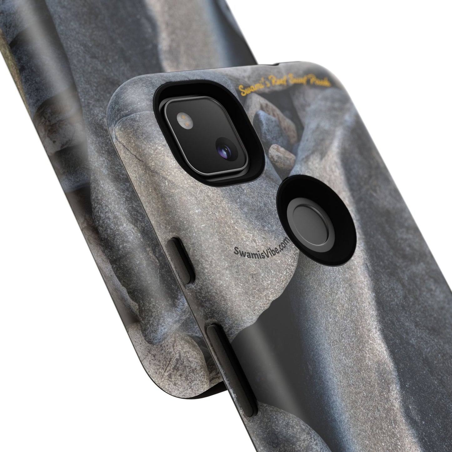 Swamis Vibe Encinitas California JSE Phone Case Designs #3. Swamis Beach Melted Rocks Durable Phone Case with Rock Design, Tough Cases for Outdoorsy Souls, Unique Gift for Nature Lovers, Perfect for Hiking and Adventure