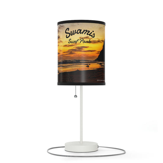 Swamis Vibe Sunset Beach Table Lamp, Nightstand Decor, Beach Lover Gift, Coastal Home Accent, Warm Glow for Relaxation