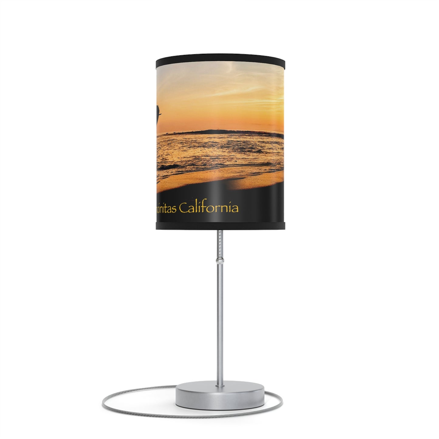 Swamis Vibe Encinitas California Beach Sunset Surfer Desk Lamp #6 Desk Table Lamp Surf themed Table Lamp, Perfect for Beach Lovers, Coastal Decor, Home Lighting, Gift for Surfers, Nautical Room Accent
