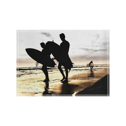 Swamis Vibe Surf and Sunsets Swamis Surfers on the beach #4. Photo Block Display, Custom Photo Decor, Gift for Home Decor, Unique Photo Gift, Beach Theme