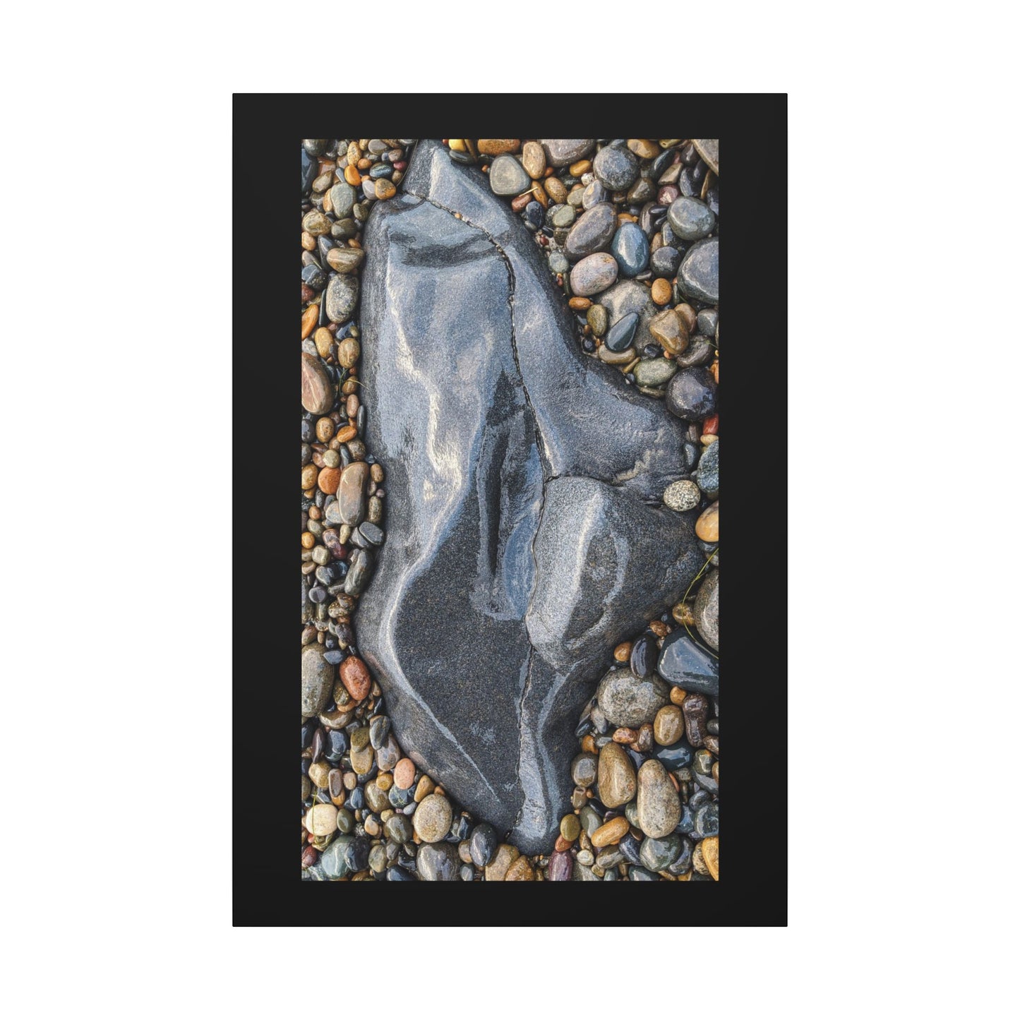 Swamis Vibe Encinitas California JSE Photograph #210 Beach Rock Abstractions Swamis Melted Rocks. Nature-Inspired Wall Art Print, Coastal Decor, Rock Canvas, Unique Home Decoration, Gift for Nature Lovers