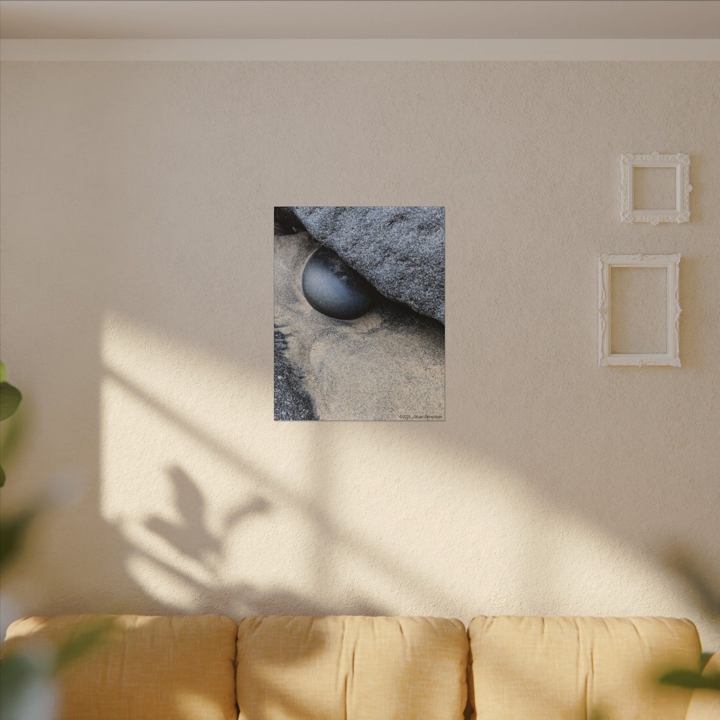 Swamis Vibe Encinitas California JSE Photograph #238 Swamis Rock Abstractions - The Dragons Eye Nature Canvas Art Print, Modern Home Decor, Wall Art, Gift for Nature Lovers, Elegant Room Decoration, Unique Artwork