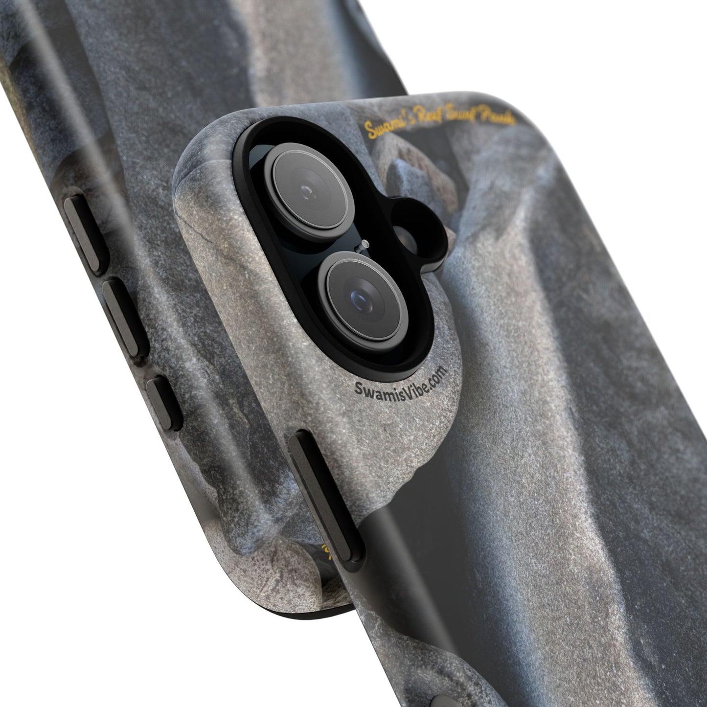 Swamis Vibe Encinitas California JSE Phone Case Designs #3. Swamis Beach Melted Rocks Durable Phone Case with Rock Design, Tough Cases for Outdoorsy Souls, Unique Gift for Nature Lovers, Perfect for Hiking and Adventure