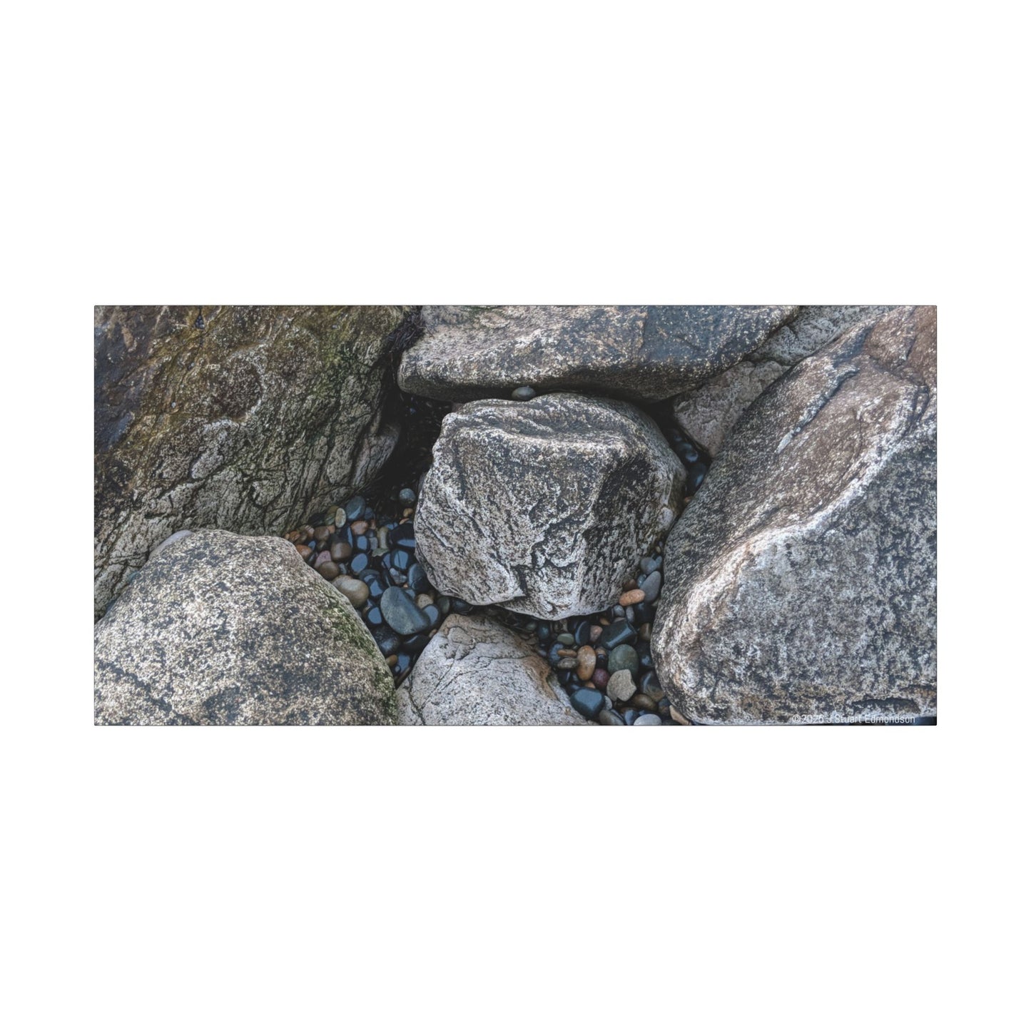 Swamis Vibe Encinitas California JSE Photograph #125 Swamis Melted Rocks Natural Rock Texture Canvas Wall Art, Home Decor, Rustic Wall Art, Office Decor, Nature Lover Gift, Earthy Decor