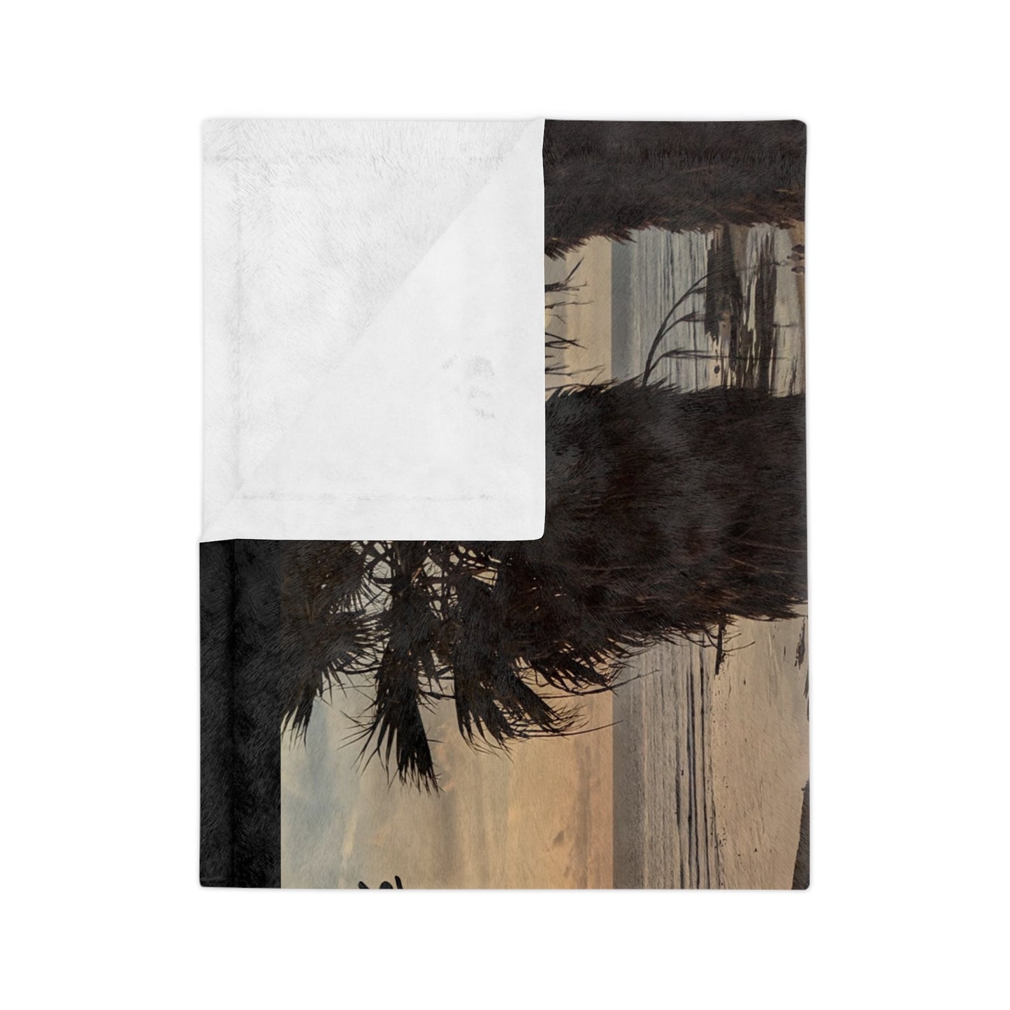 Swamis Vibe Encinitas California JSE Designs Surfer Sunset Blanket #3. Cozy Velveteen Blanket | Beach Sunset Decor, California Theme, Travel Souvenir, Gift for Surf Lovers, Home Comfort, Warm Throw