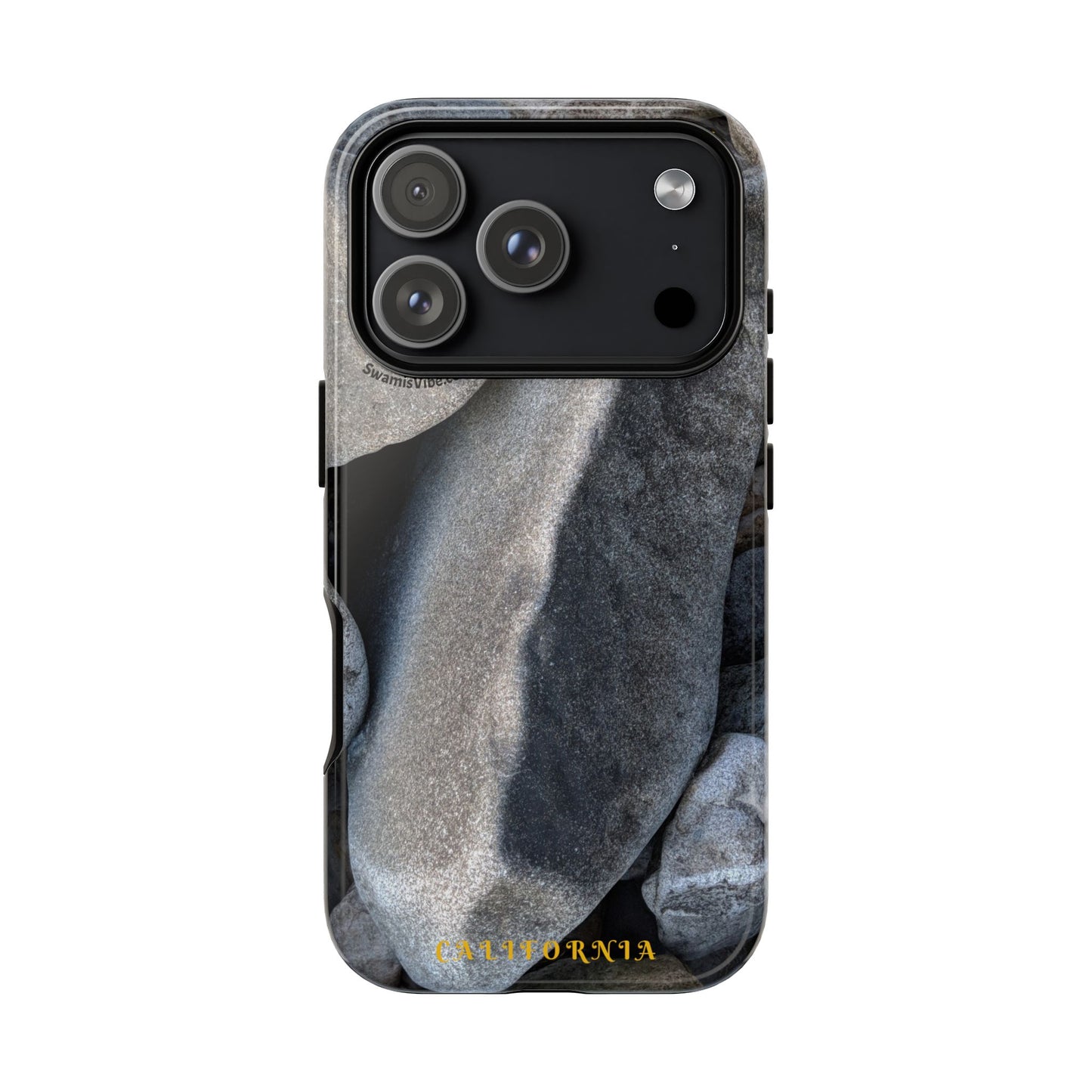 Swamis Vibe Encinitas California JSE Phone Case Designs #3. Swamis Beach Melted Rocks Durable Phone Case with Rock Design, Tough Cases for Outdoorsy Souls, Unique Gift for Nature Lovers, Perfect for Hiking and Adventure