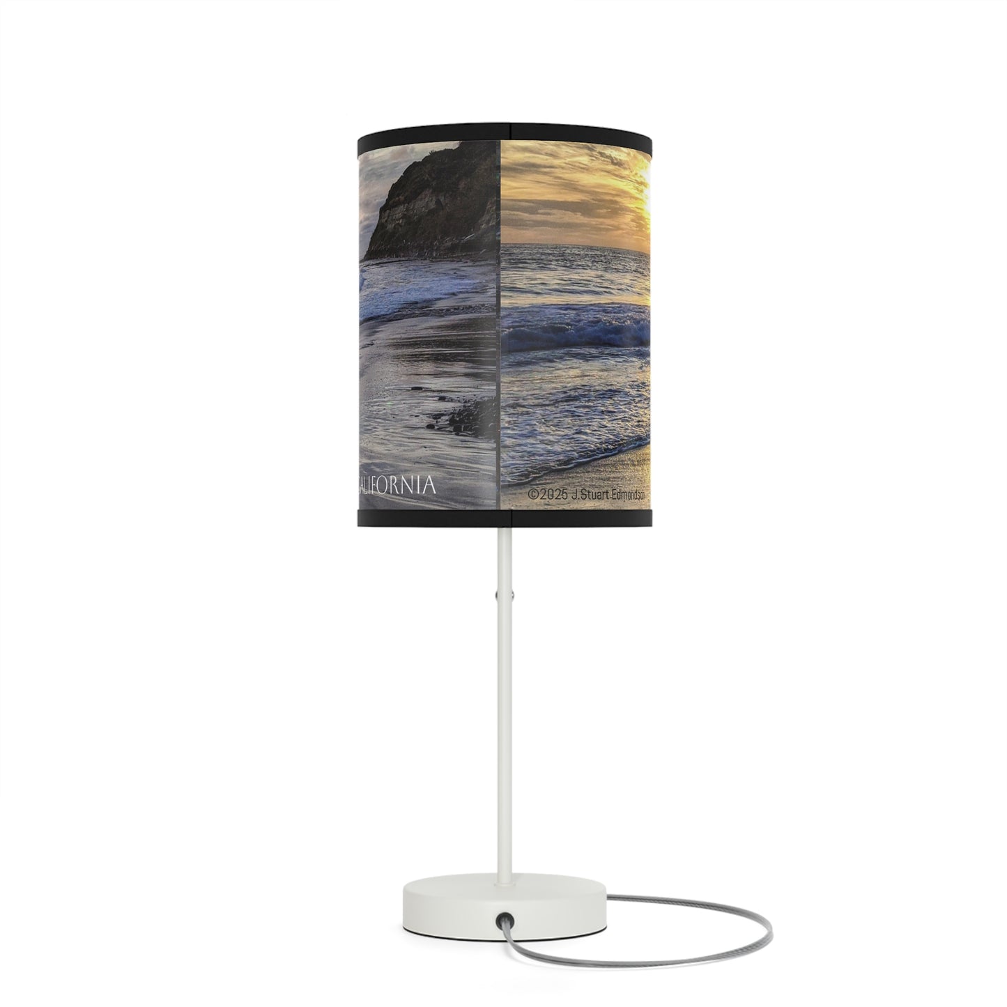 Swamis Vibe Beach Sunset Surfers #7. Desk Table Lamp Surf-Themed Table Lamp, Perfect for Beach Lovers, Coastal Decor, Home Lighting, Gift for Surfers, Nautical Room Accent