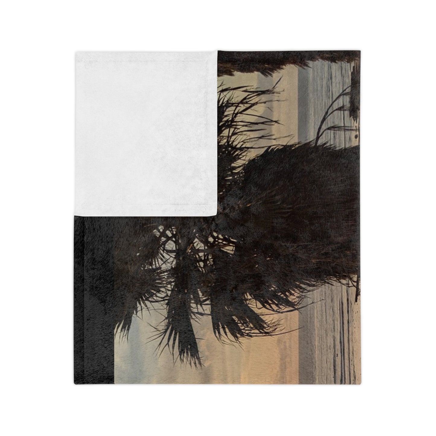 Swamis Vibe Encinitas California JSE Designs Surfer Sunset Blanket #3. Cozy Velveteen Blanket | Beach Sunset Decor, California Theme, Travel Souvenir, Gift for Surf Lovers, Home Comfort, Warm Throw