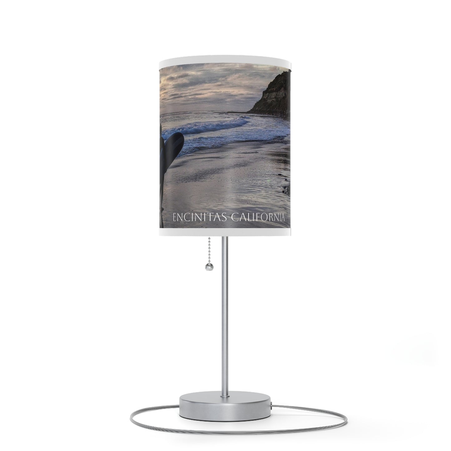 Swamis Vibe Beach Sunset Surfers #7. Desk Table Lamp Surf-Themed Table Lamp, Perfect for Beach Lovers, Coastal Decor, Home Lighting, Gift for Surfers, Nautical Room Accent