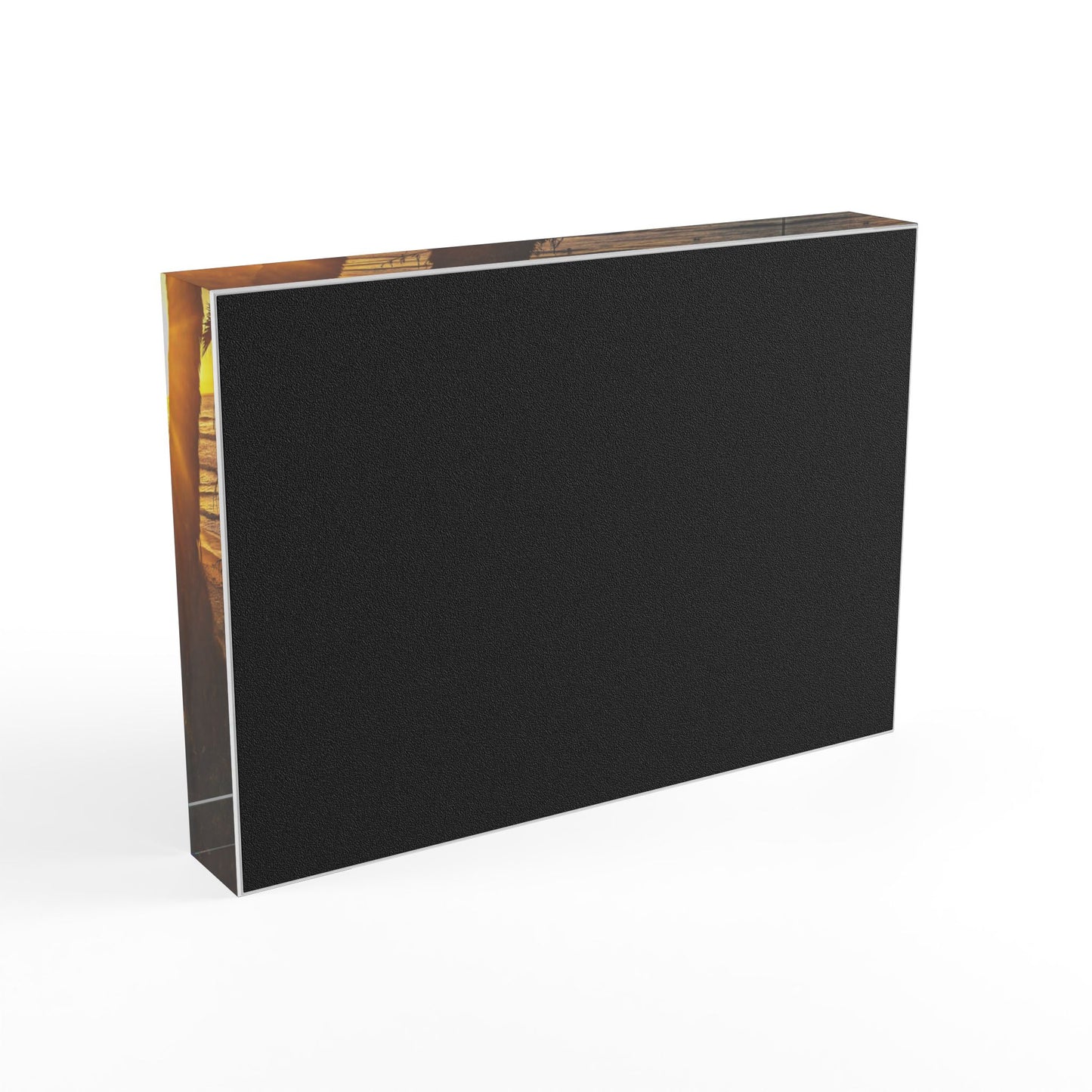 Swamis Vibe Surf and Sunsets Gallery Presents Swamis Viewpoint SUNSET 3D Photo Block Art, Beach Decor, Home Decoration, Gift for Her,