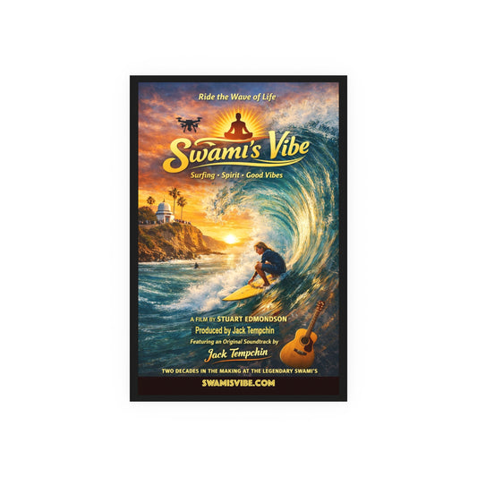 Swami's Vibe Surf Film Poster — Surfing • Spirit • Good Vibes' large 20x30 Art Print Poster