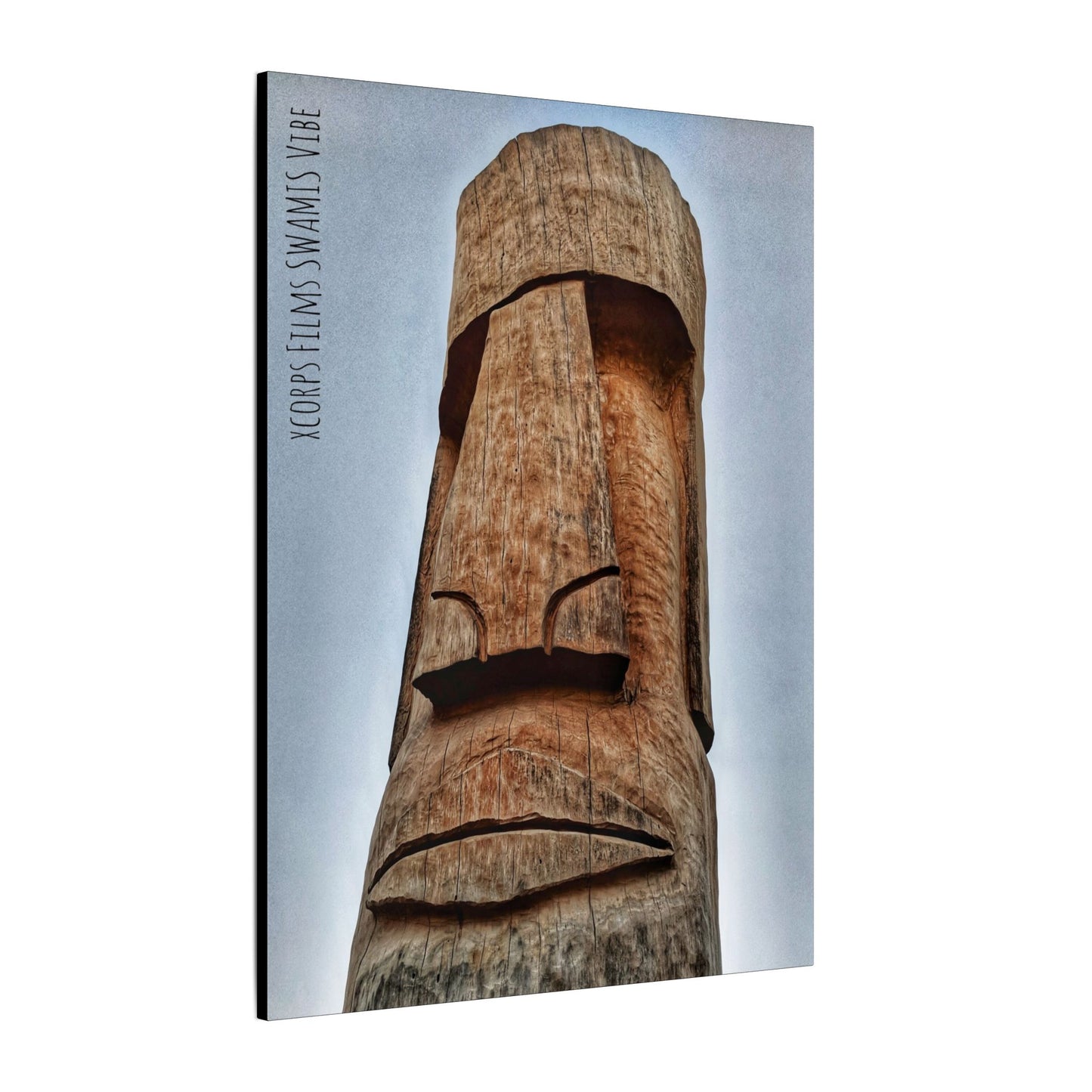 Swamis Vibe Surf Park Encinitas California JSE Photograph #500 Swamis Tiki Head Moai Statue Canvas Art Print, Wall Decor for Home, Unique Gift, Housewarming Decor, Cultural Artwork, Artistic Decor
