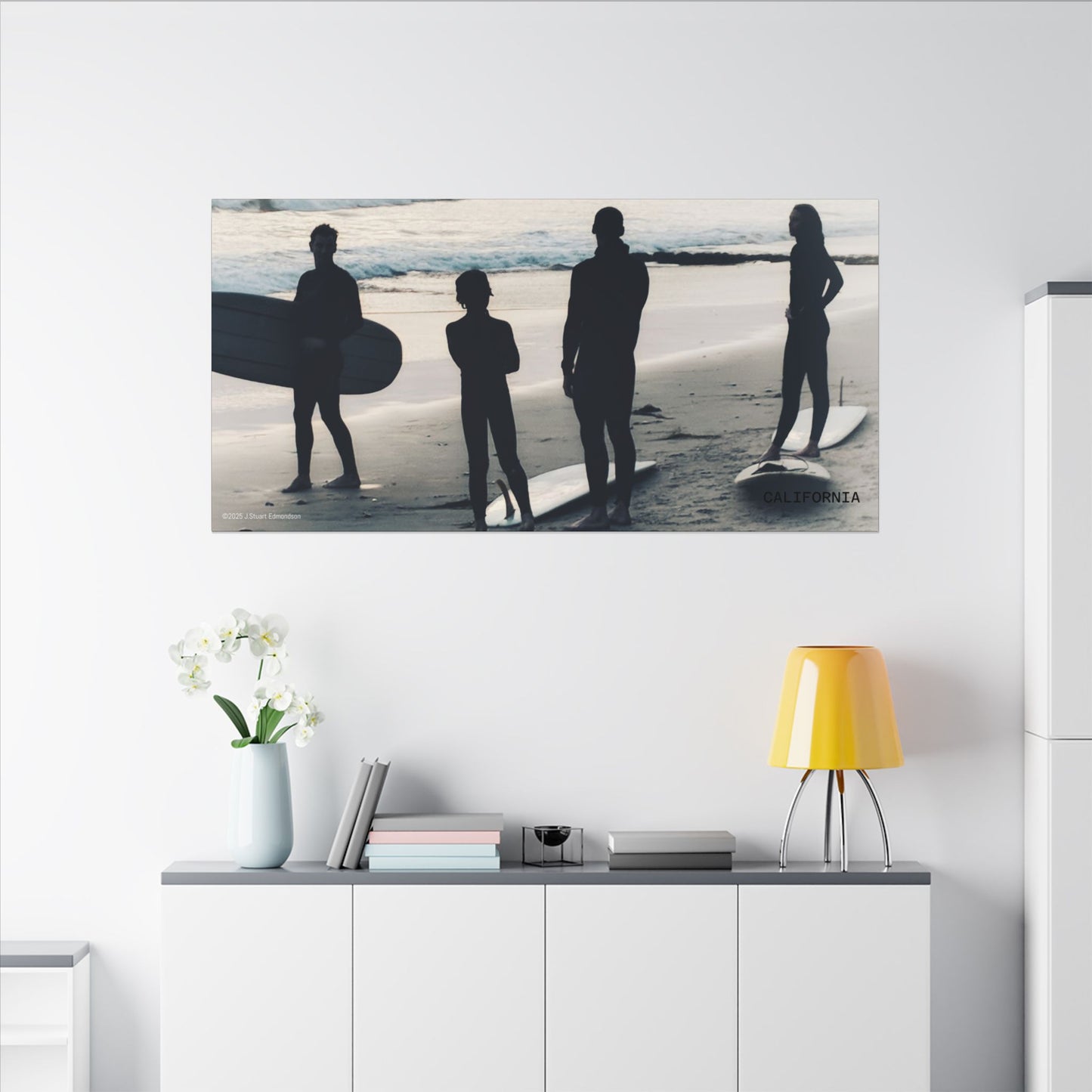 Swamis Vibe Encinitas California JSE Photograph #1213 Swamis Reef Surfers Wall Art, Coastal Decor, Matte Canvas Print, Beach Vibe Art, Home Decor for Surfers, Ocean Lover Gift