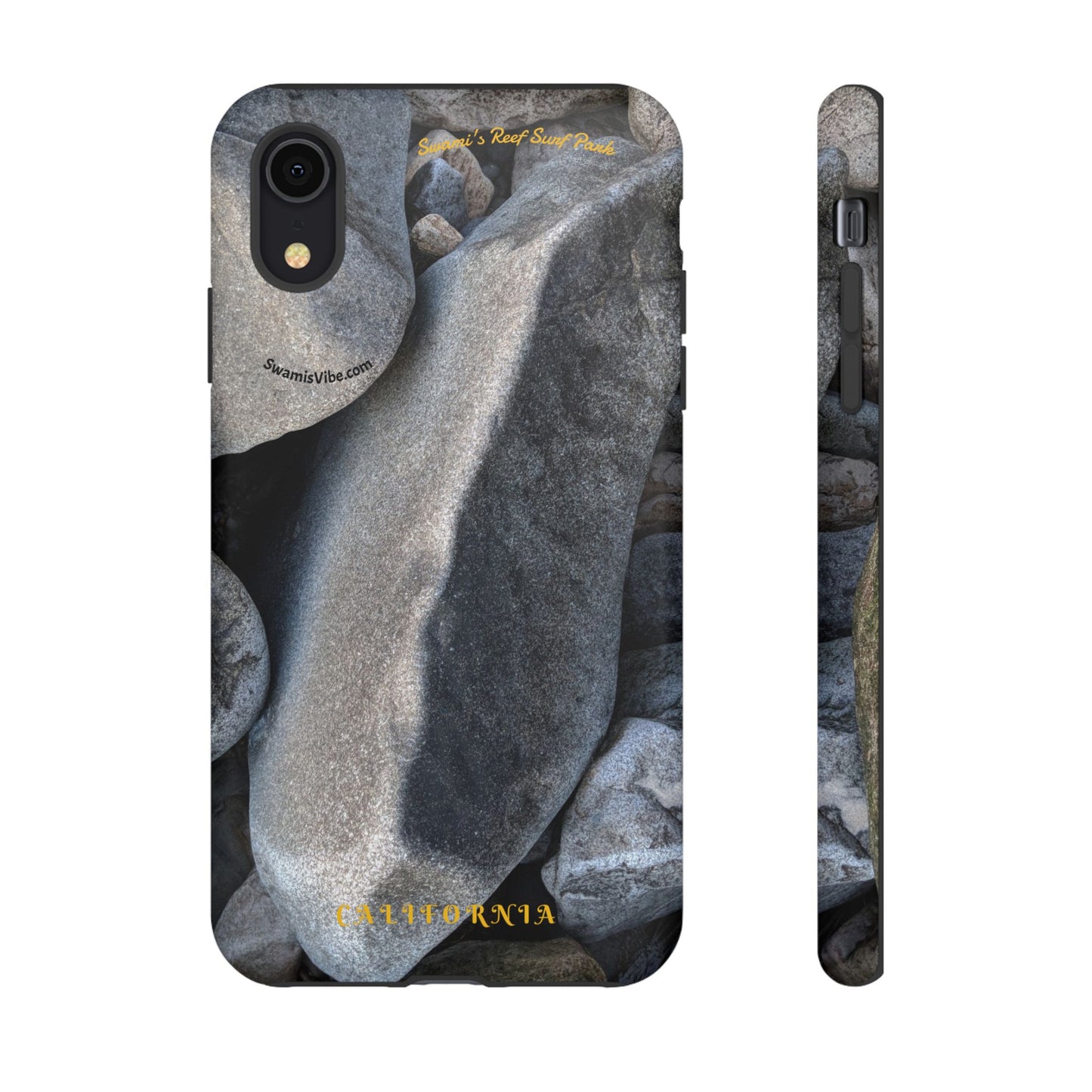 Swamis Vibe Encinitas California JSE Phone Case Designs #3. Swamis Beach Melted Rocks Durable Phone Case with Rock Design, Tough Cases for Outdoorsy Souls, Unique Gift for Nature Lovers, Perfect for Hiking and Adventure
