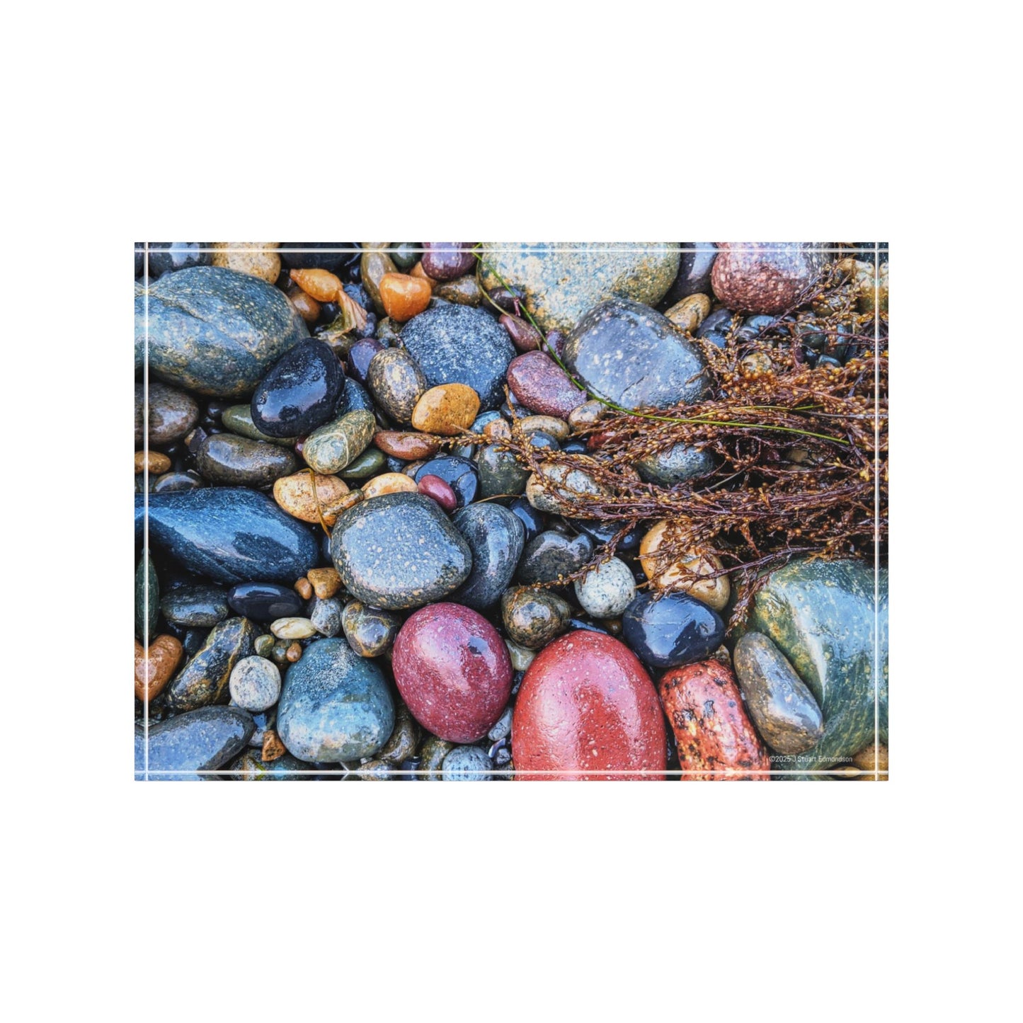 Swamis Vibe Surf and Sunsets Gallery Presents Rock Concert Geologic Mix #122 Nature Photo Block, Decorative Stone Photo Display, Home Décor, Gift for Nature Lovers, Rustic Wall Art, Natural Photography