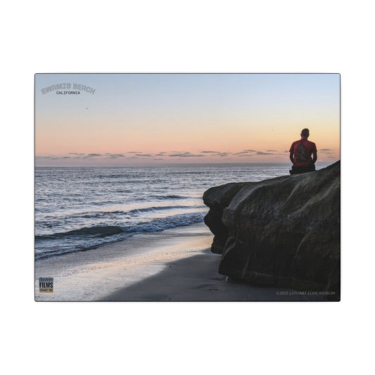 Swamis Vibe Encinitas California JSE Photograph #251 Meditation Serene Beach Canvas Print, Wall Decor, Coastal Art, Home Decor, Nature Wall Art, Perfect Gift for Ocean Lovers