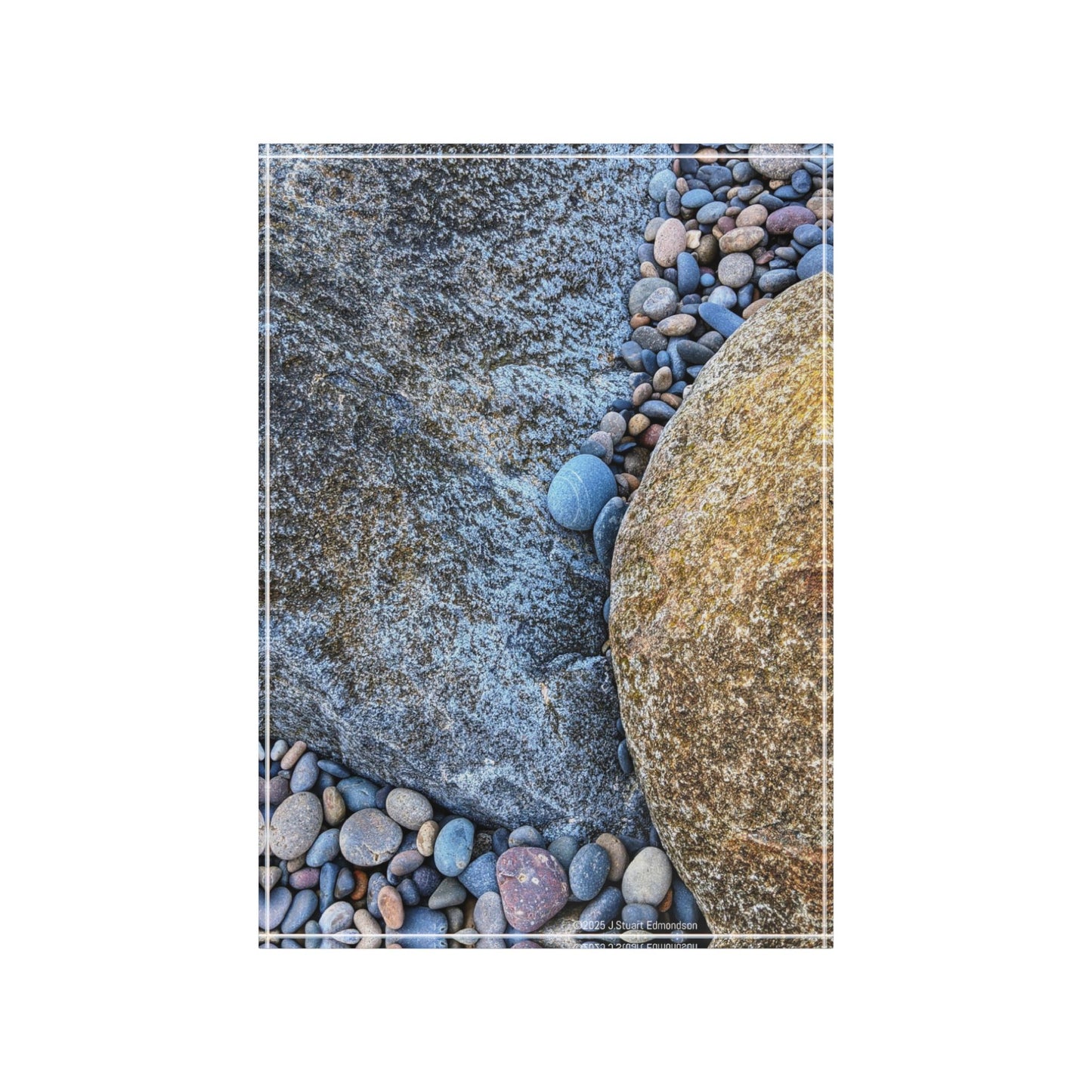 Swamis Vibe Surf and Sunsets Gallery Presents 3D Photo Block Beach Rock Abstracts #233 Natural Stone Photo Block Decor, Home Decor, Gift for Nature Lovers, Unique Wall Art, Stone Photography Display