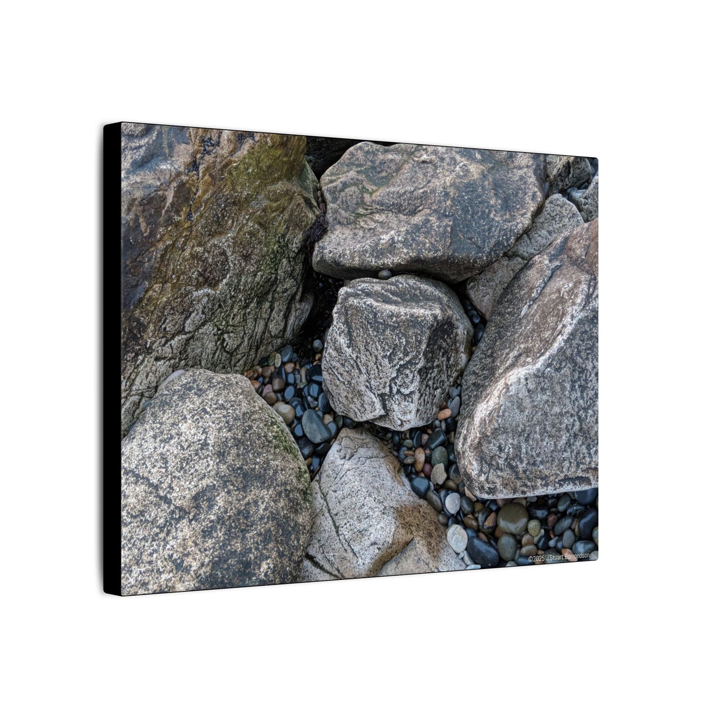 Swamis Vibe Encinitas California JSE Photograph #125 Swamis Melted Rocks Natural Rock Texture Canvas Wall Art, Home Decor, Rustic Wall Art, Office Decor, Nature Lover Gift, Earthy Decor