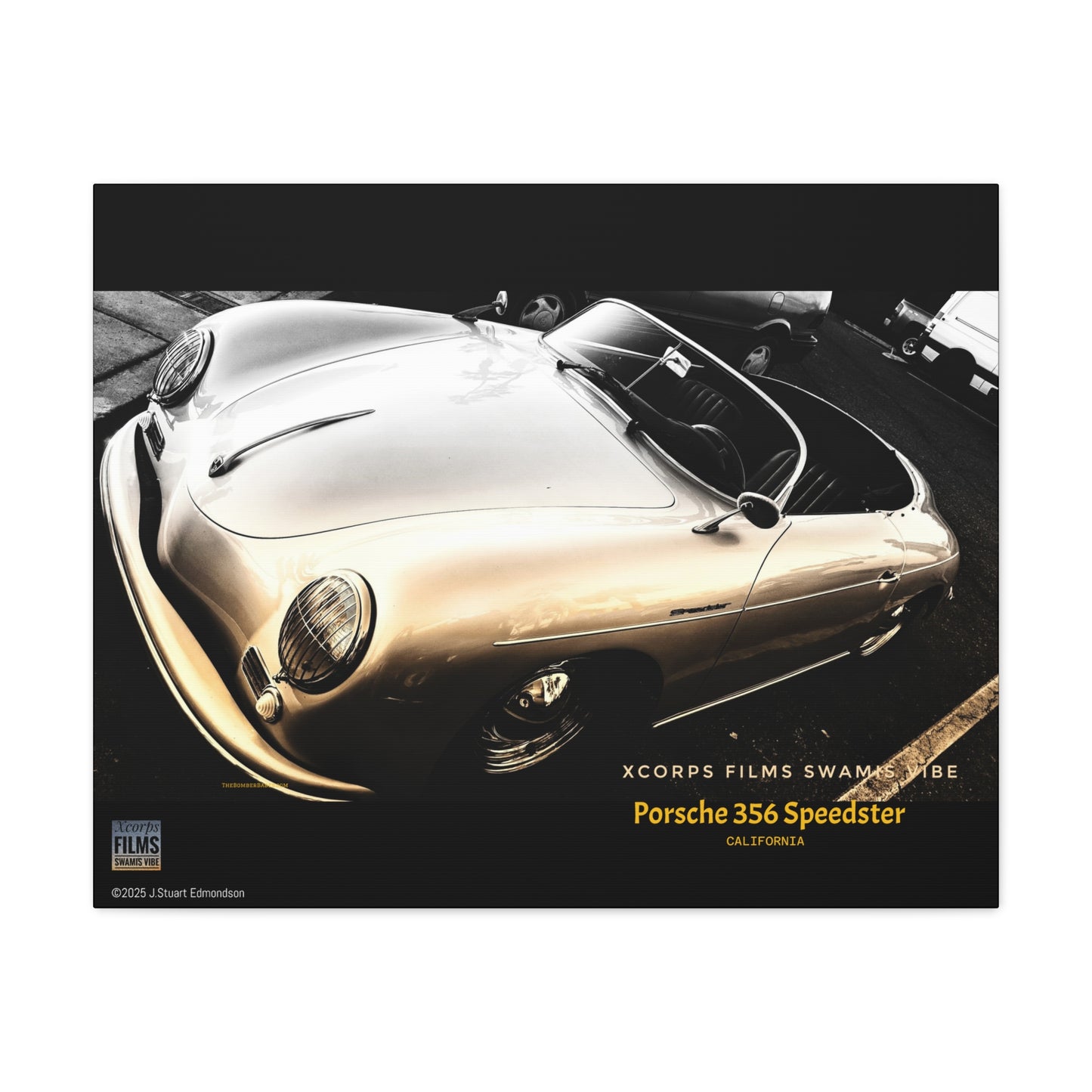 Swamis Vibe Encinitas California JSE Photograph #1146 Porsche 356 Speedster Swamis Surf Park Encinitas California