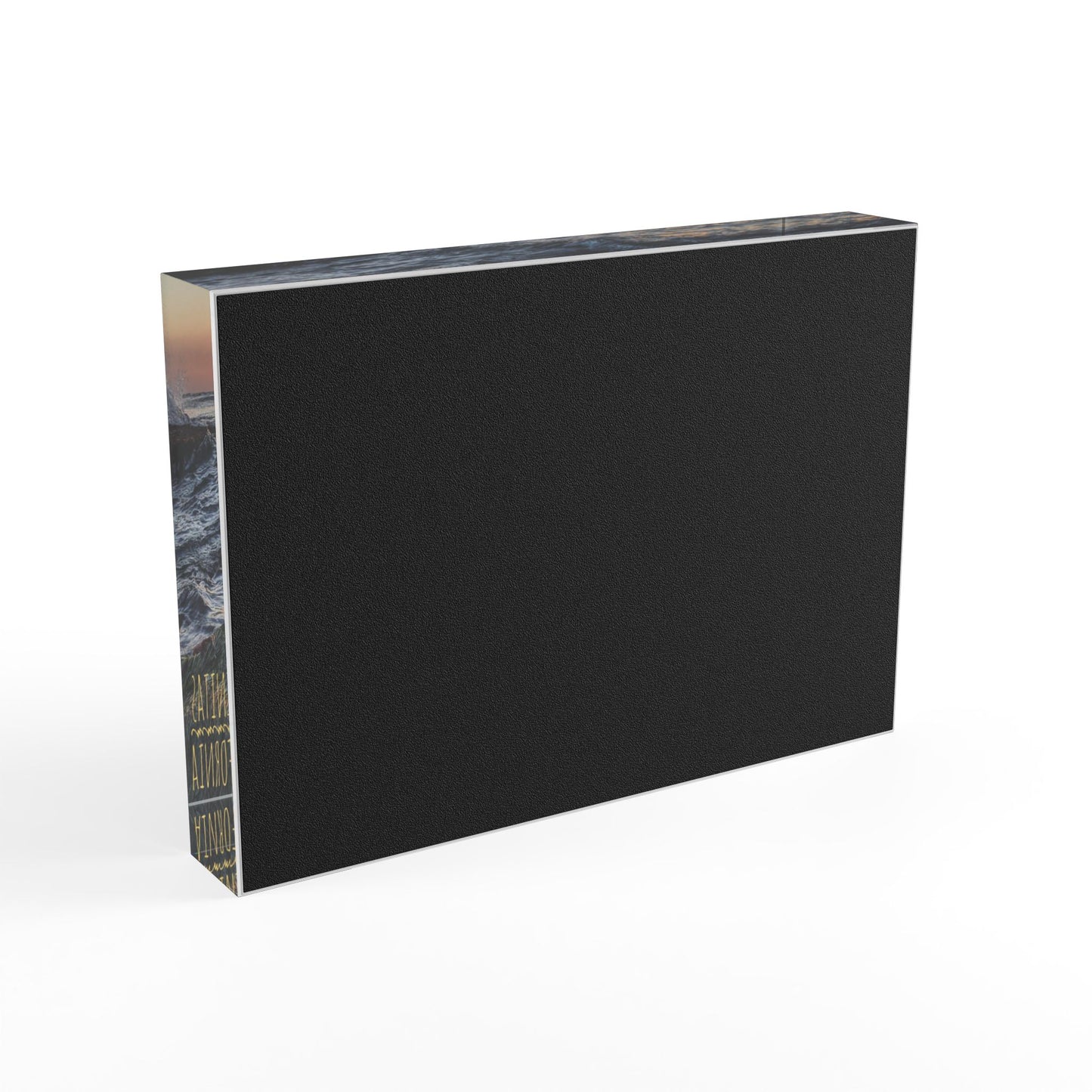 Swamis Reef Surf Park Ocean Sunset #7. Enchanting Encinitas Photo Block - Coastal Home Decor, Beach Themed Gift, Nautical Art Piece, Sunset Wall Art, Ocean Vibes Decoration