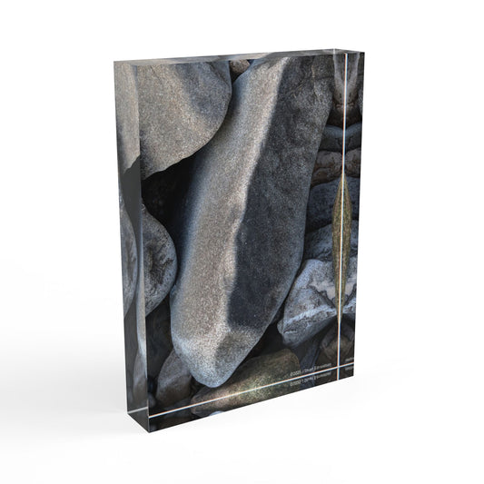 Swamis Vibe Surf and Sunsets 3D Photo Blocks - Swamis Melted Beach Rocks #103 Natural Stone Photo Block - Rustic Abstract Home Decor, Unique Gift, Tabletop Display, Nature Lover's Art,