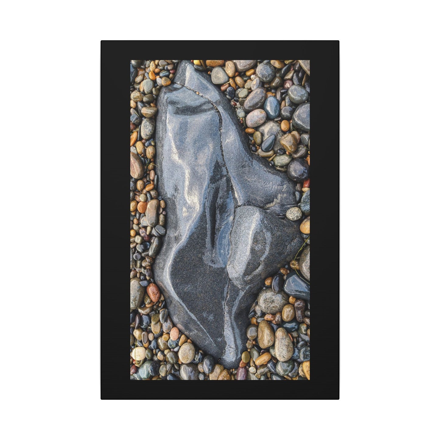 Swamis Vibe Encinitas California JSE Photograph #210 Beach Rock Abstractions Swamis Melted Rocks. Nature-Inspired Wall Art Print, Coastal Decor, Rock Canvas, Unique Home Decoration, Gift for Nature Lovers