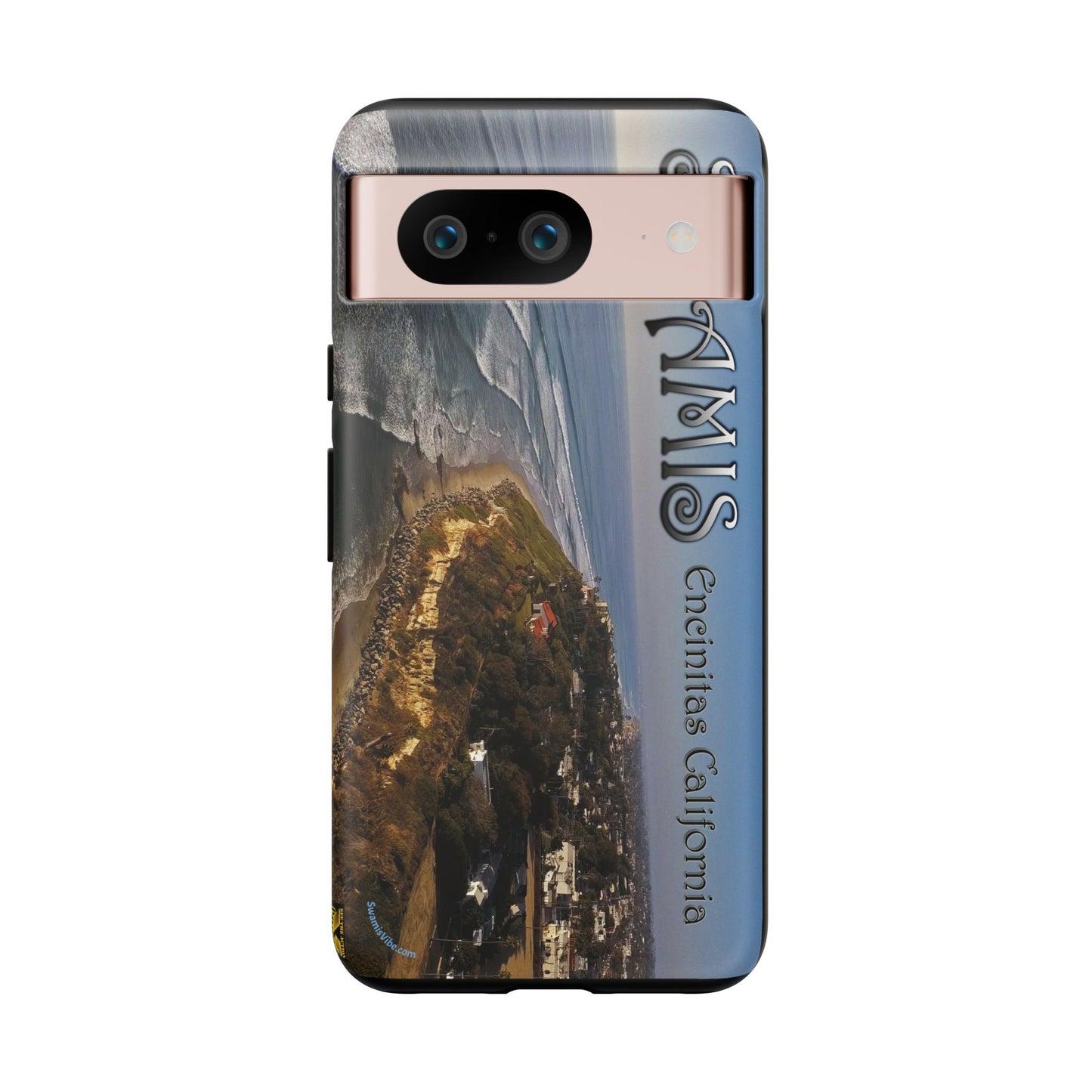 Swamis Vibe Encinitas California JSE Phone Case Designs #2 Swamis Beach Vibe California  Phone Cases, Tough Phone Cover, Beach Vibe Accessory, Coastal Gift, Swamis Design Case, Summer Aesthetic Case