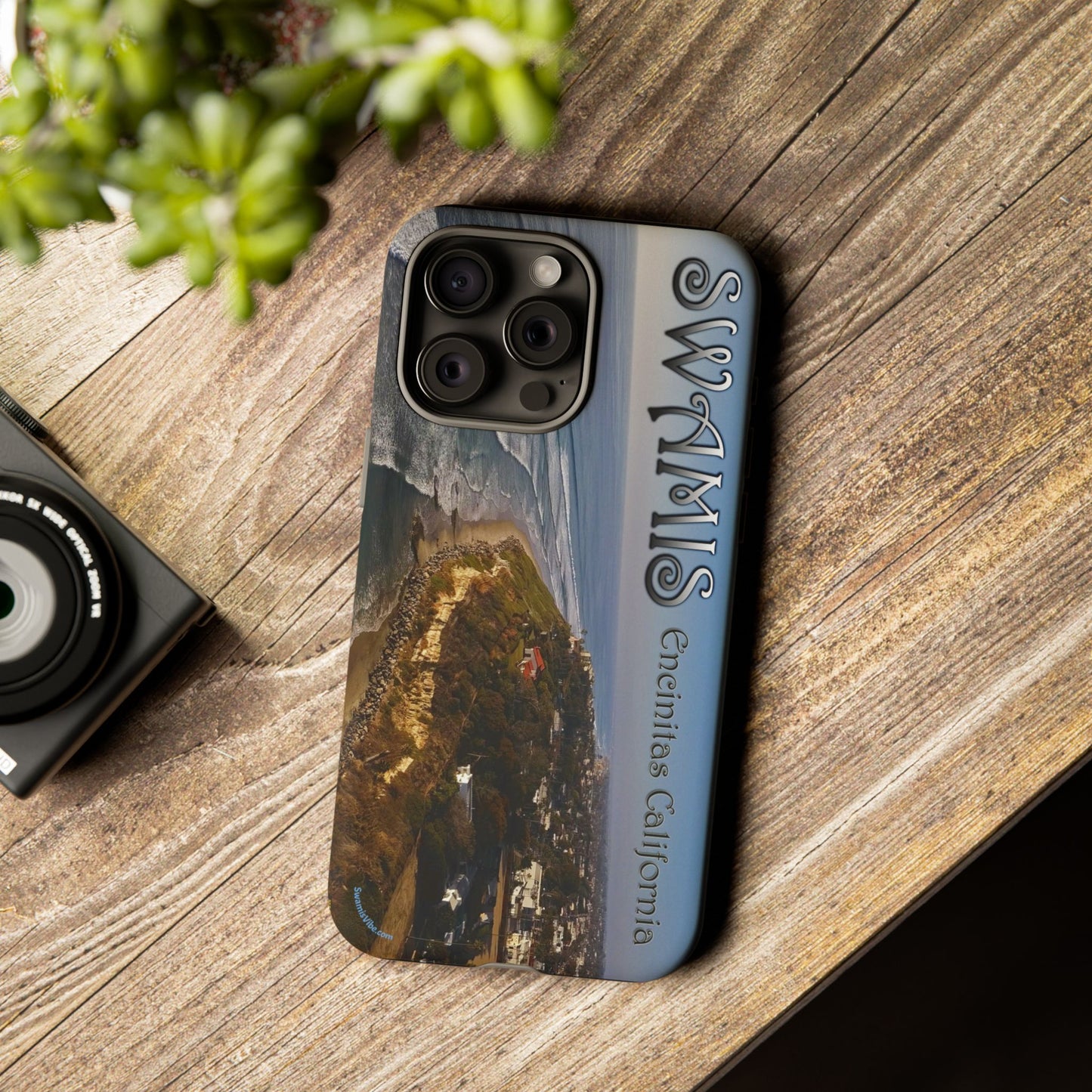 Swamis Vibe Encinitas California JSE Phone Case Designs #2 Swamis Beach Vibe California  Phone Cases, Tough Phone Cover, Beach Vibe Accessory, Coastal Gift, Swamis Design Case, Summer Aesthetic Case