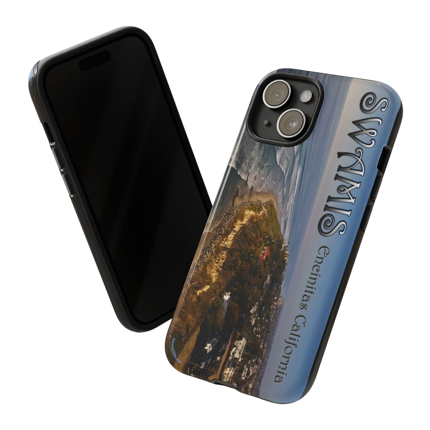 Swamis Vibe Encinitas California JSE Phone Case Designs #2 Swamis Beach Vibe California  Phone Cases, Tough Phone Cover, Beach Vibe Accessory, Coastal Gift, Swamis Design Case, Summer Aesthetic Case