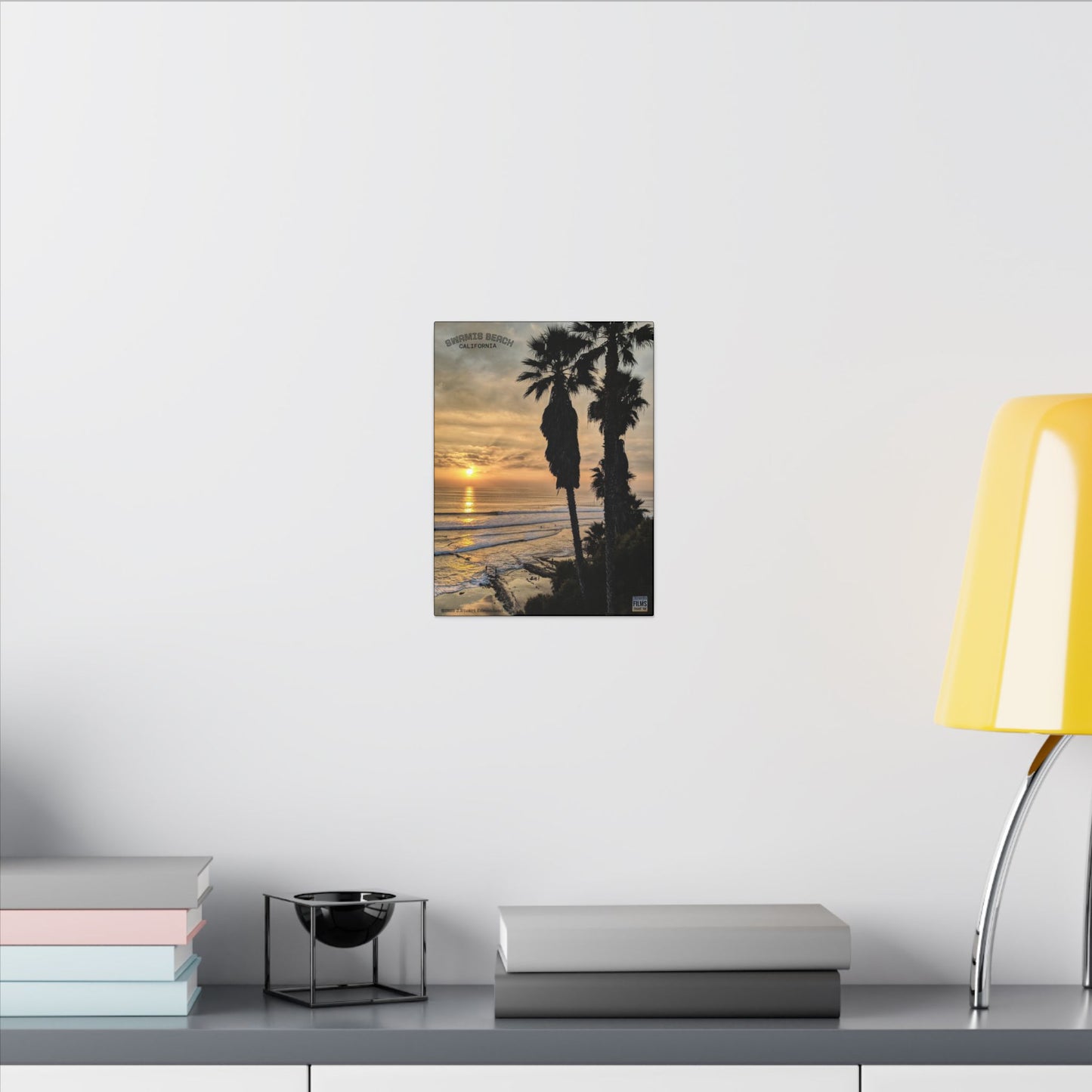 Swamis Vibe Encinitas California JSE Photograph #259 Swamis Winter Sunset Canvas Wall Art, Coastal Home Decor, Beach Vibes, Room Aesthetic, California Sunset, Gift for Ocean Lovers