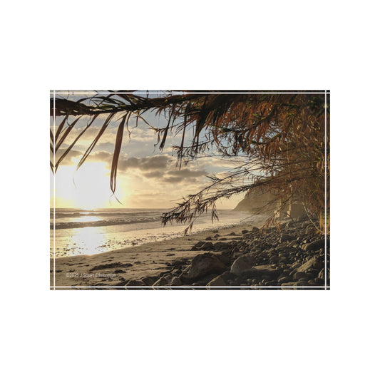 Swamis Vibe Surf and Sunsets Swamis Point South #2. Acrylic Photo Block, Inspirational Beach Decor, Wall Art for Home, Unique Gift for Friends, Ocean Sunset Keepsake