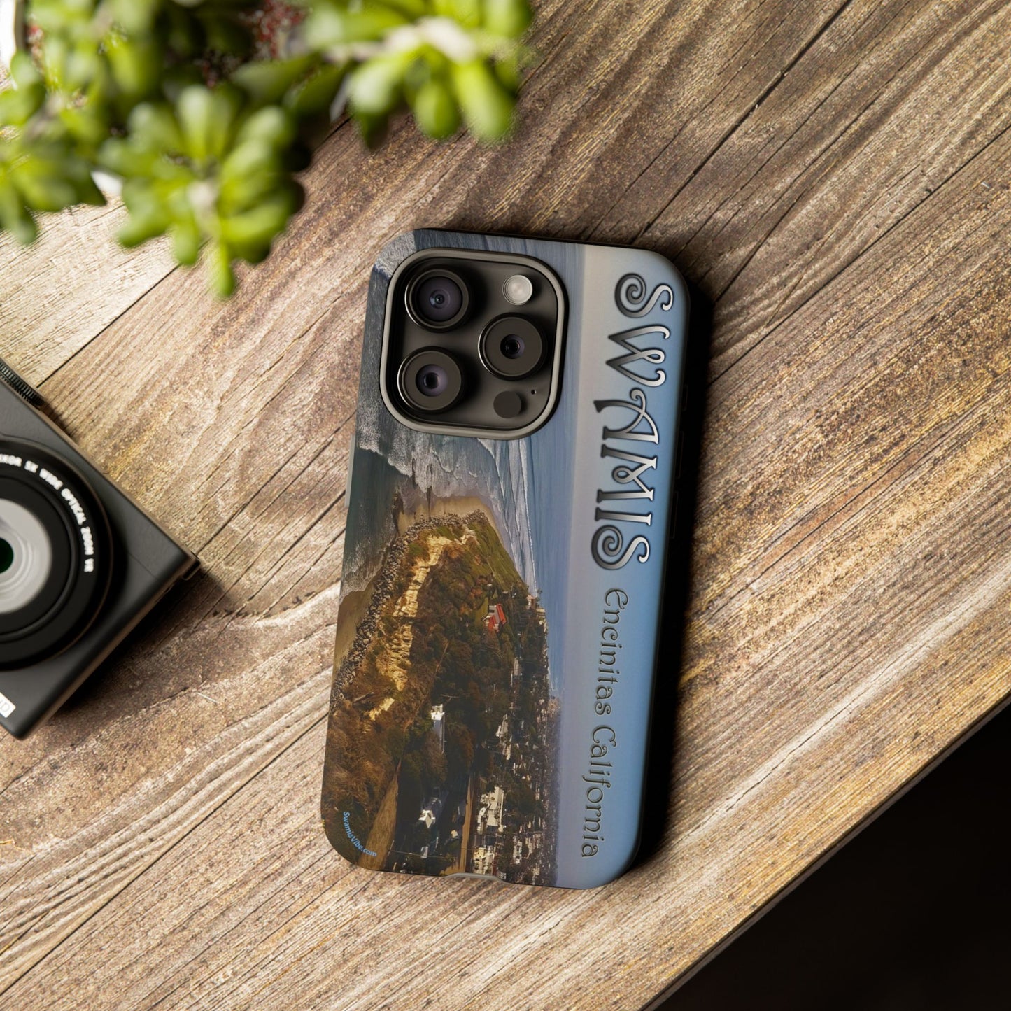 Swamis Vibe Encinitas California JSE Phone Case Designs #2 Swamis Beach Vibe California  Phone Cases, Tough Phone Cover, Beach Vibe Accessory, Coastal Gift, Swamis Design Case, Summer Aesthetic Case