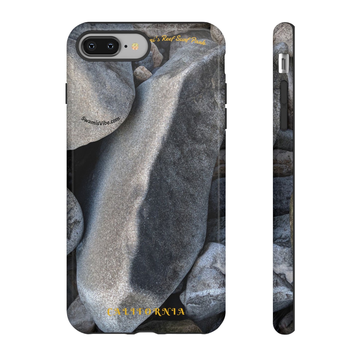 Swamis Vibe Encinitas California JSE Phone Case Designs #3. Swamis Beach Melted Rocks Durable Phone Case with Rock Design, Tough Cases for Outdoorsy Souls, Unique Gift for Nature Lovers, Perfect for Hiking and Adventure