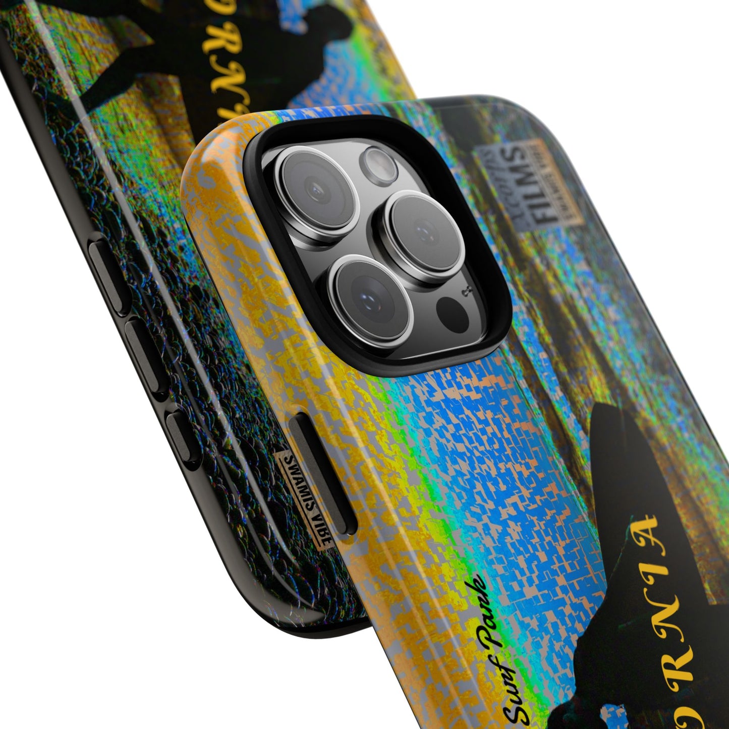 Swamis Vibe Encinitas California JSE Phone Case Designs #1 Swamis Beach Vibe California Surf Phone Case, Tropical Vibes, Ideal for Beach Lovers, Unique Gift for Summer, Vacation Accessories, Trendy Style